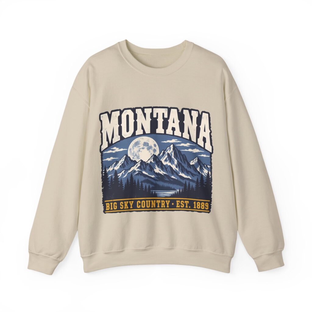 Montana Big Sky Country Crewneck Sweatshirt
