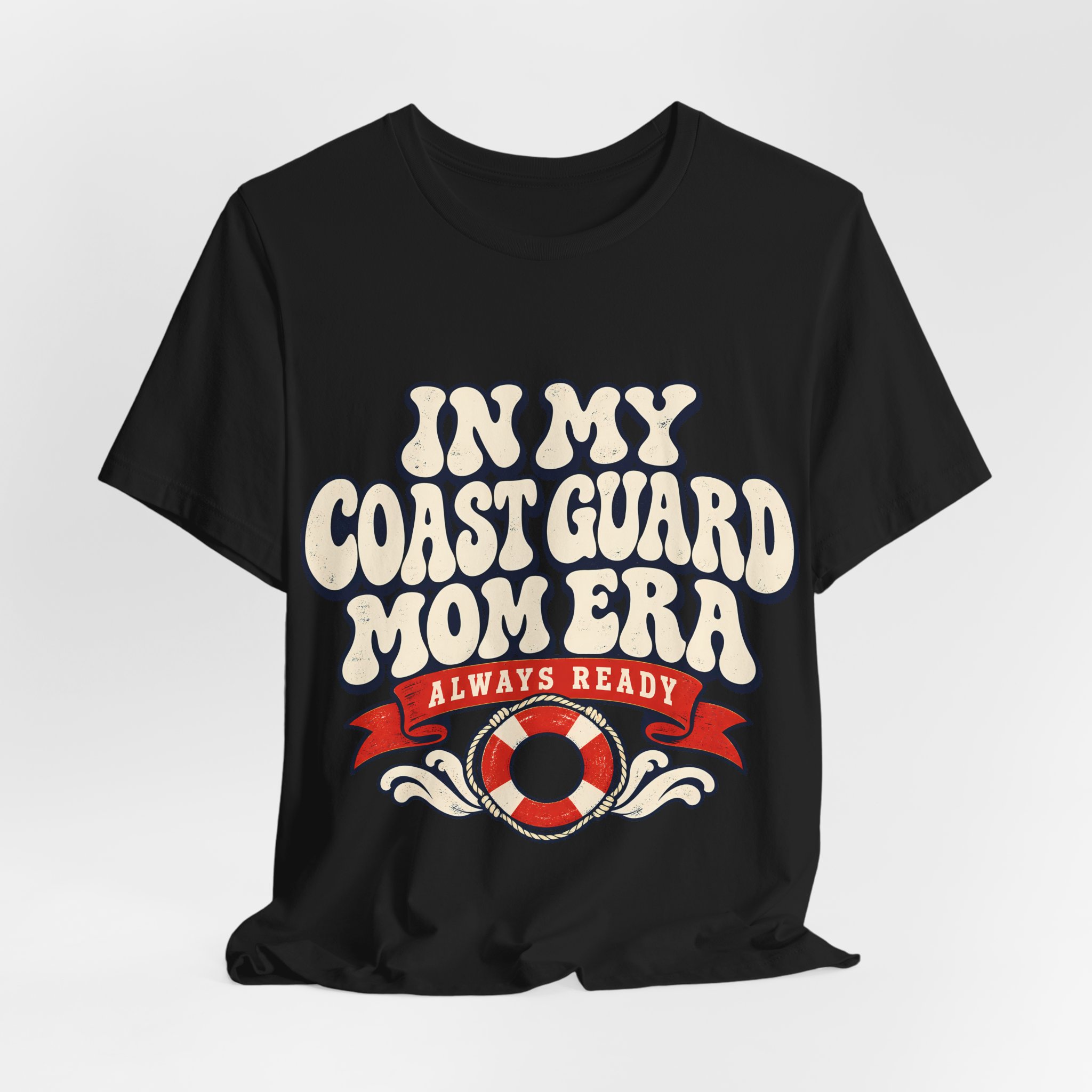 In My Coast Guard Mom Era Soft Cotton Tee - Image 8