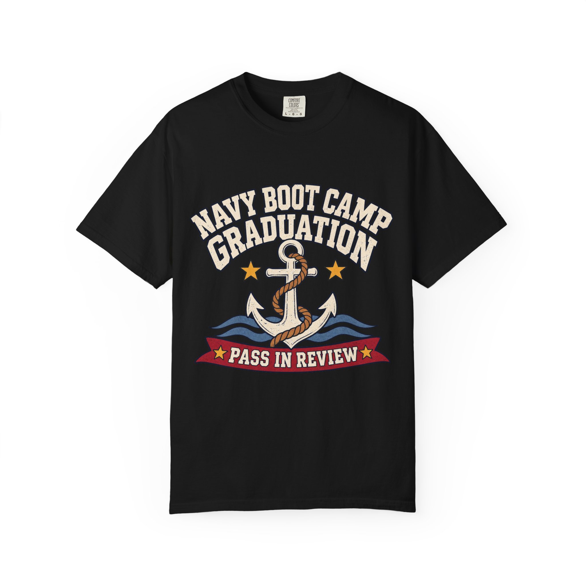 Navy Boot Camp Graduation Comfort Colors Tee - Image 25