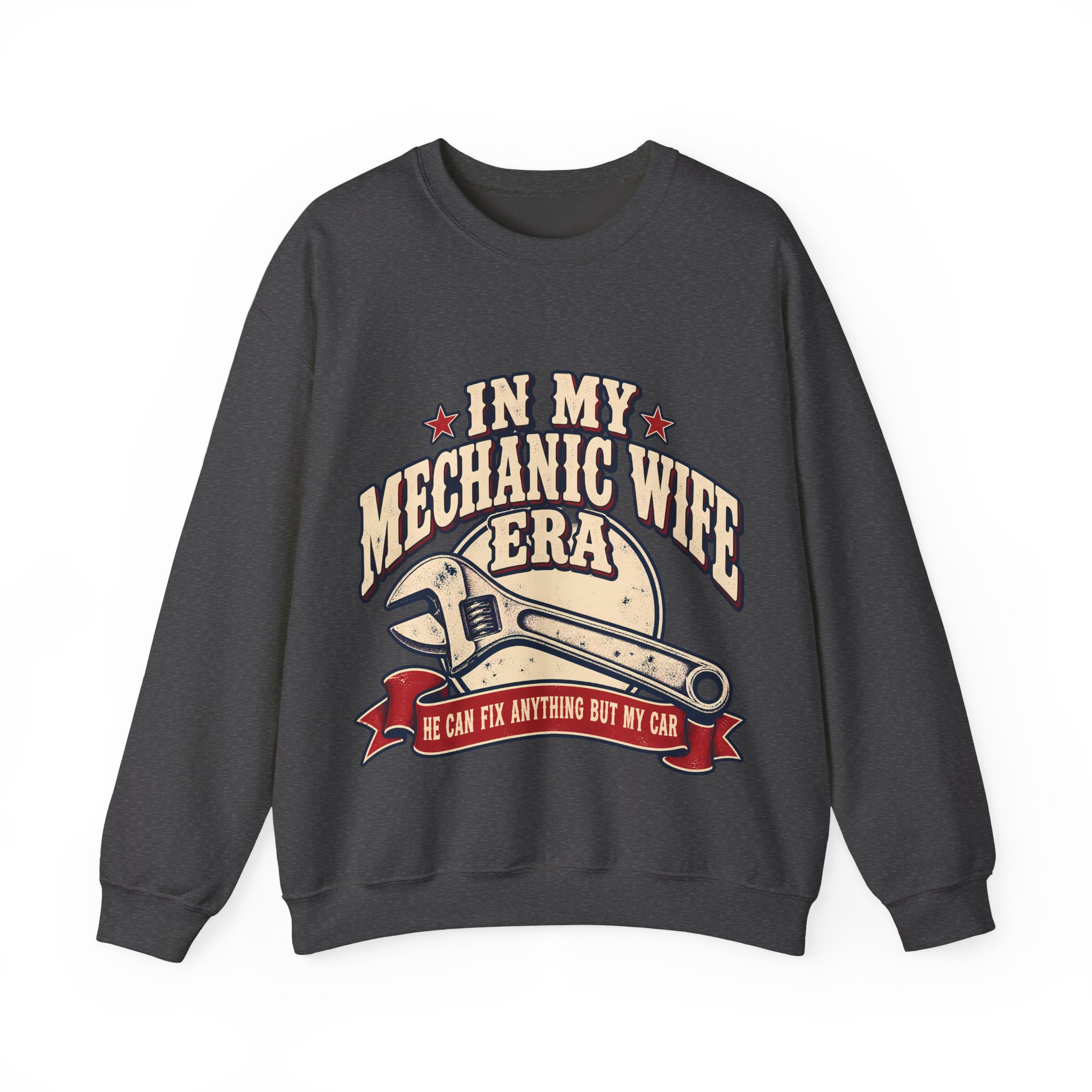 In My Mechanic Wife Era Crewneck Sweatshirt - Image 25
