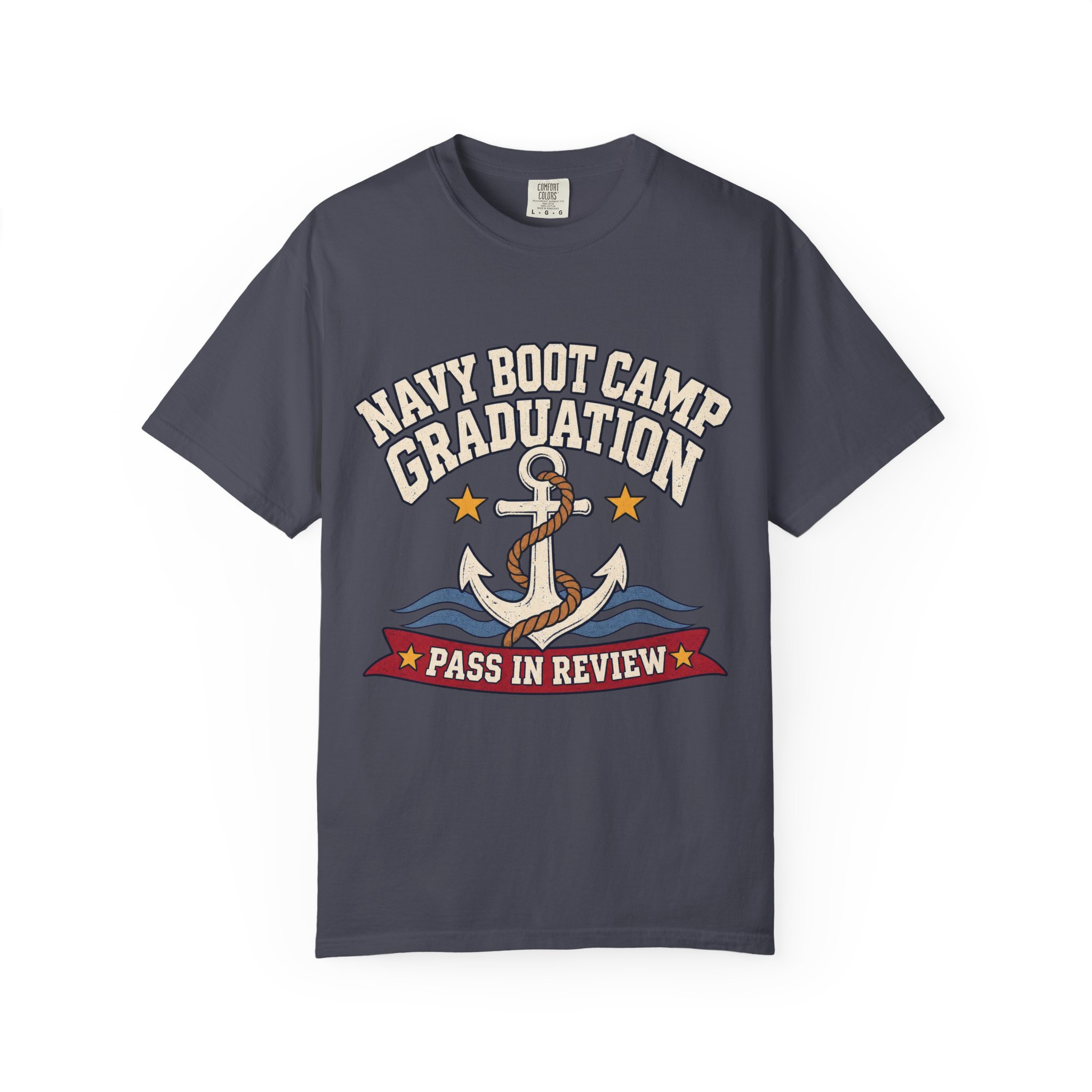 Navy Boot Camp Graduation Comfort Colors Tee - Image 29