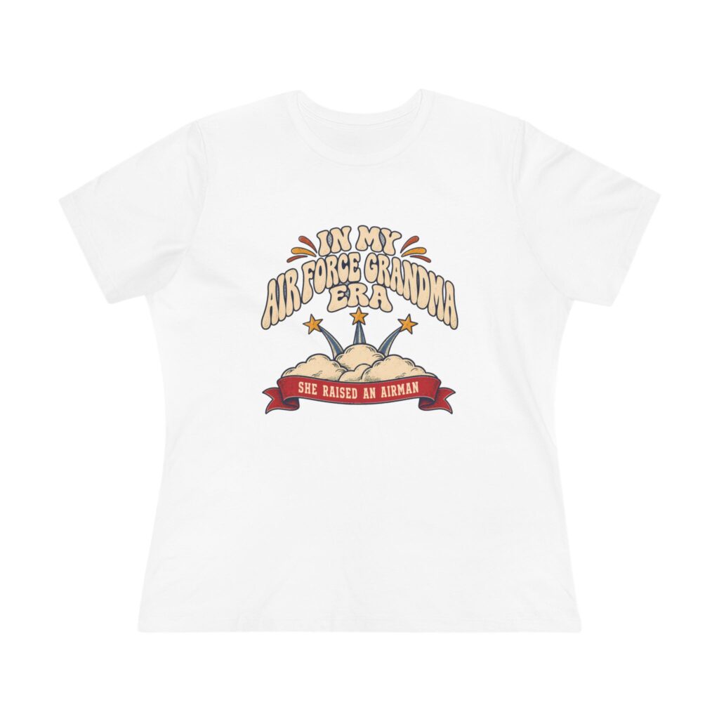 Air Force Grandma Shirt, In My Air Force Grandma Era, Relaxed Tee for Women
