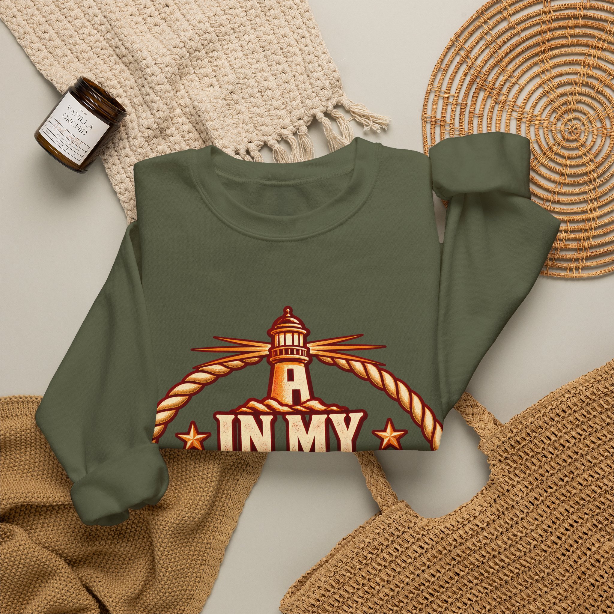 In My Coast Guard Wife Era Crewneck Sweatshirt - Image 24