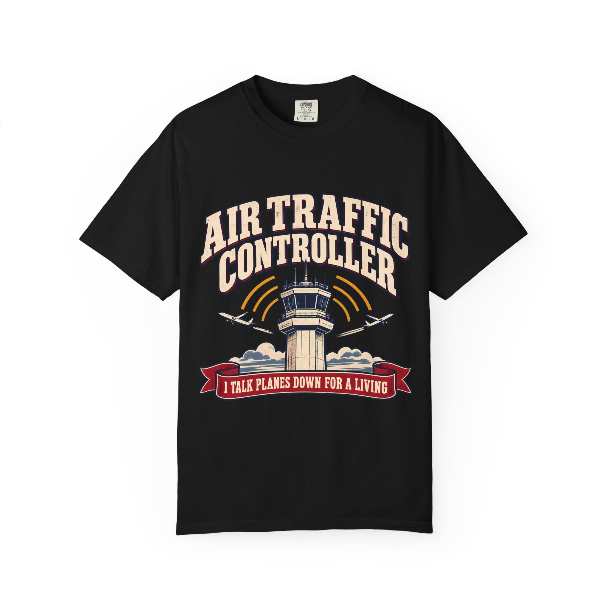 Air Traffic Controller Comfort Colors Tee - Image 25