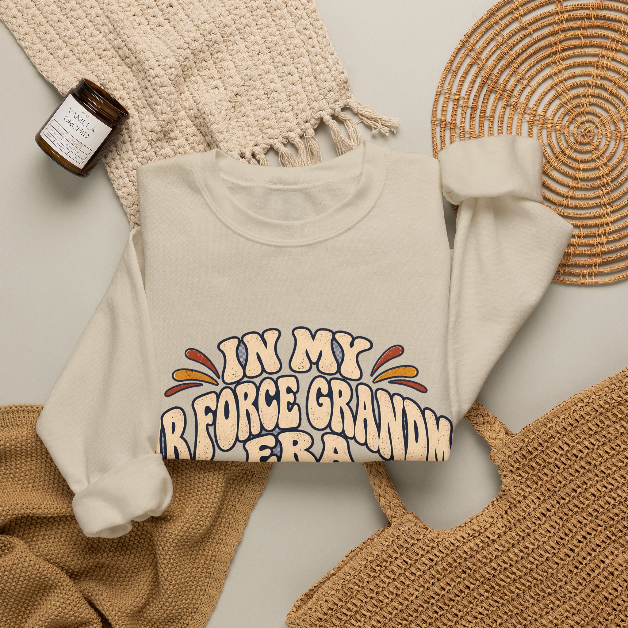 Air Force Grandma Sweatshirt, In My Air Force Grandma Era, Crewneck - Image 16