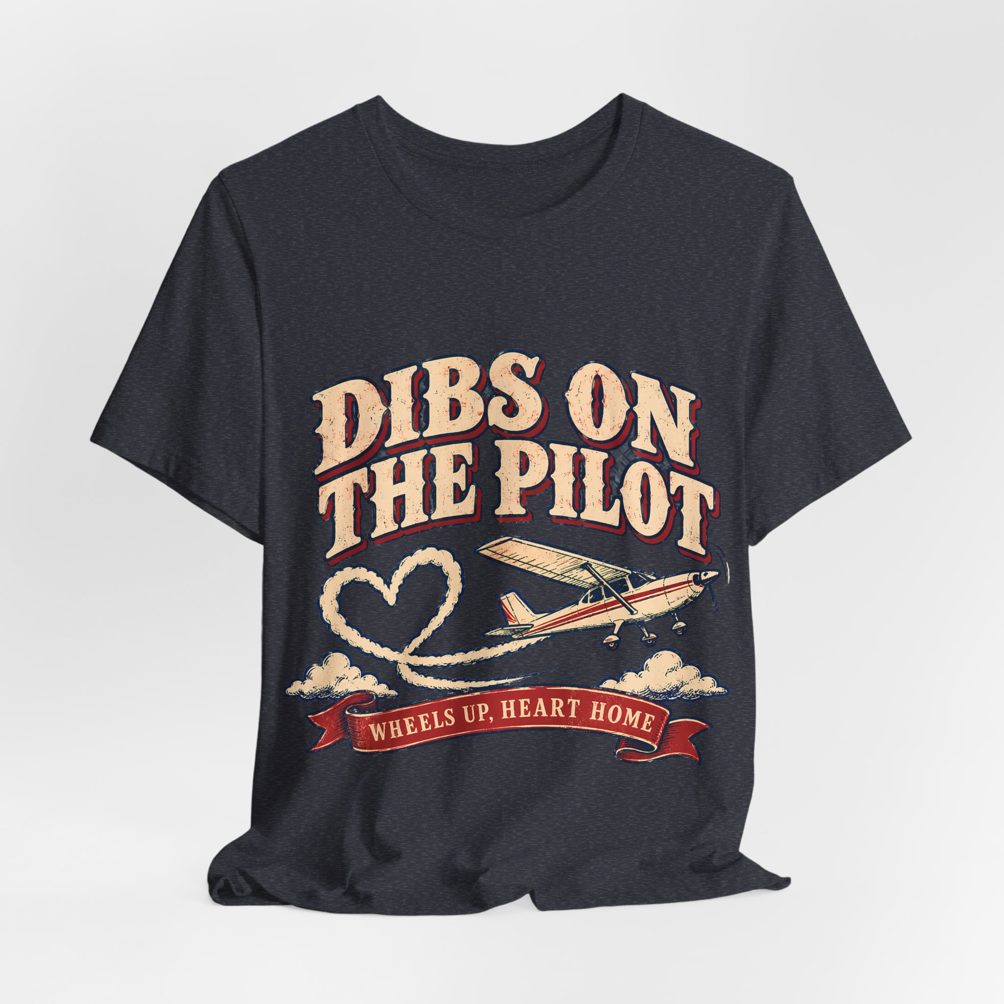 Dibs On The Pilot Soft Cotton Tee - Image 28