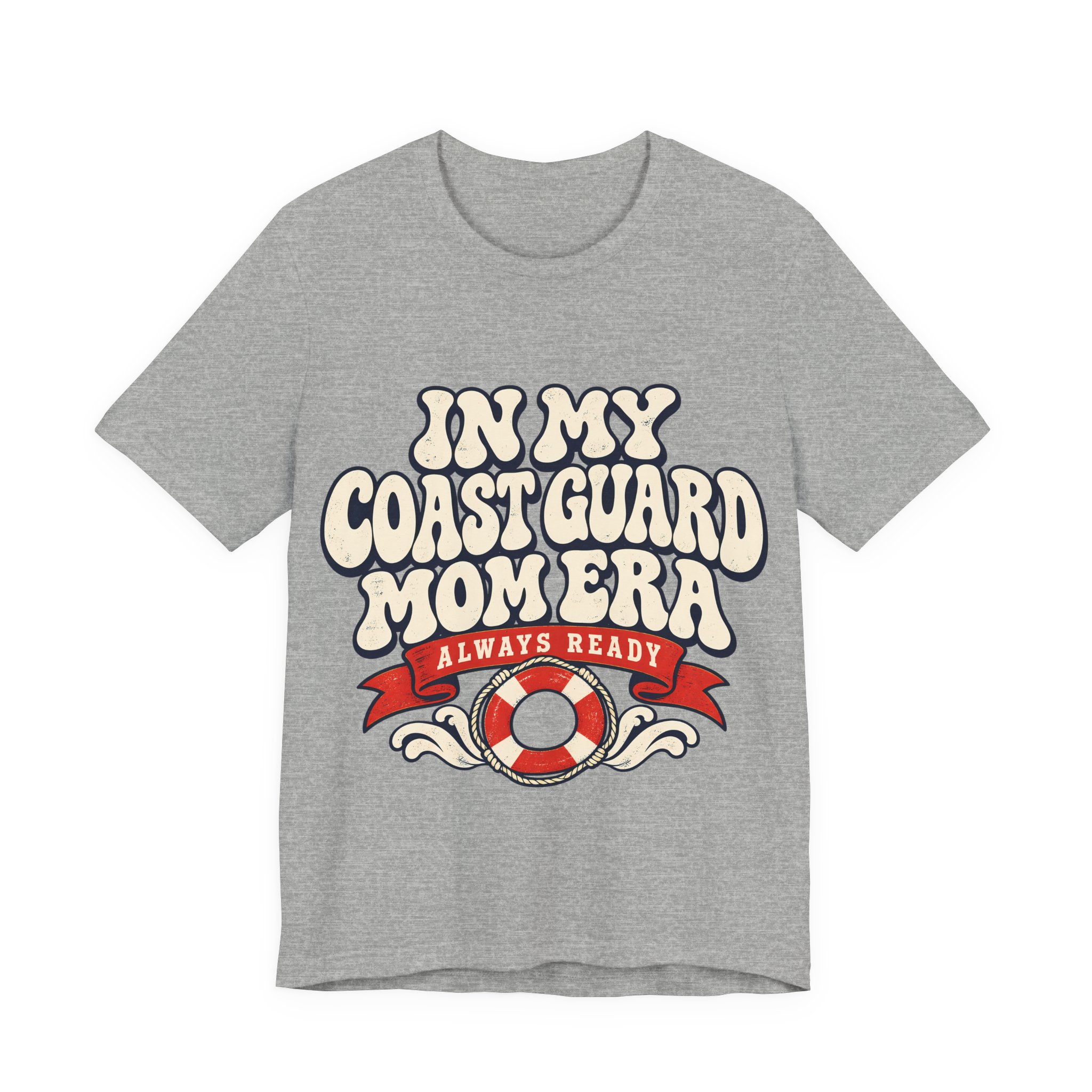 In My Coast Guard Mom Era Soft Cotton Tee - Image 17
