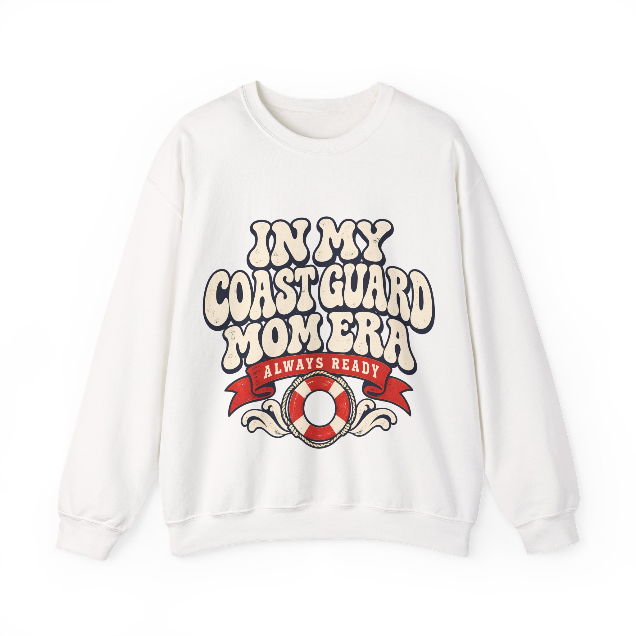 In My Coast Guard Mom Era Crewneck Sweatshirt