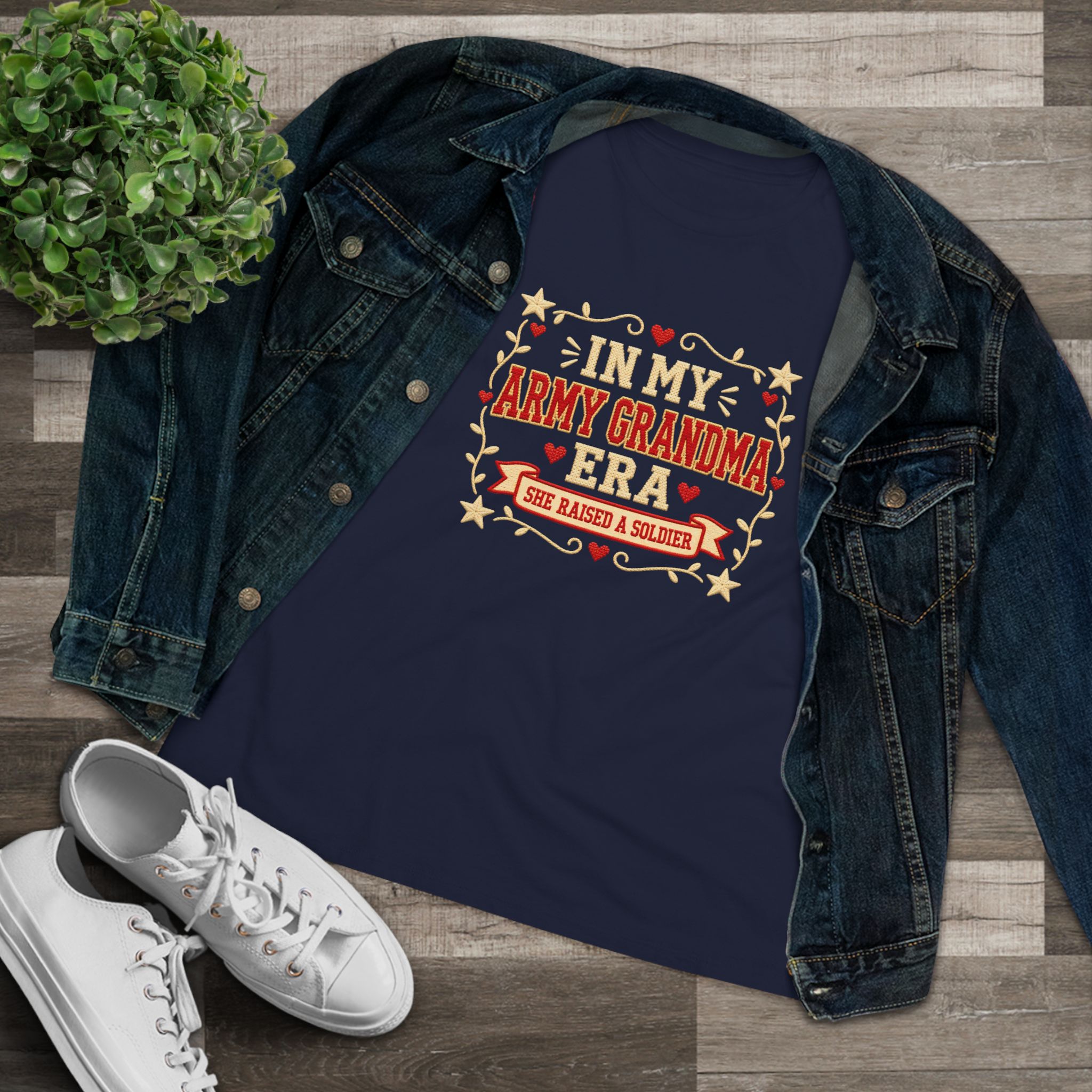 In My Army Grandma Era Women's Relaxed Tee - Image 27