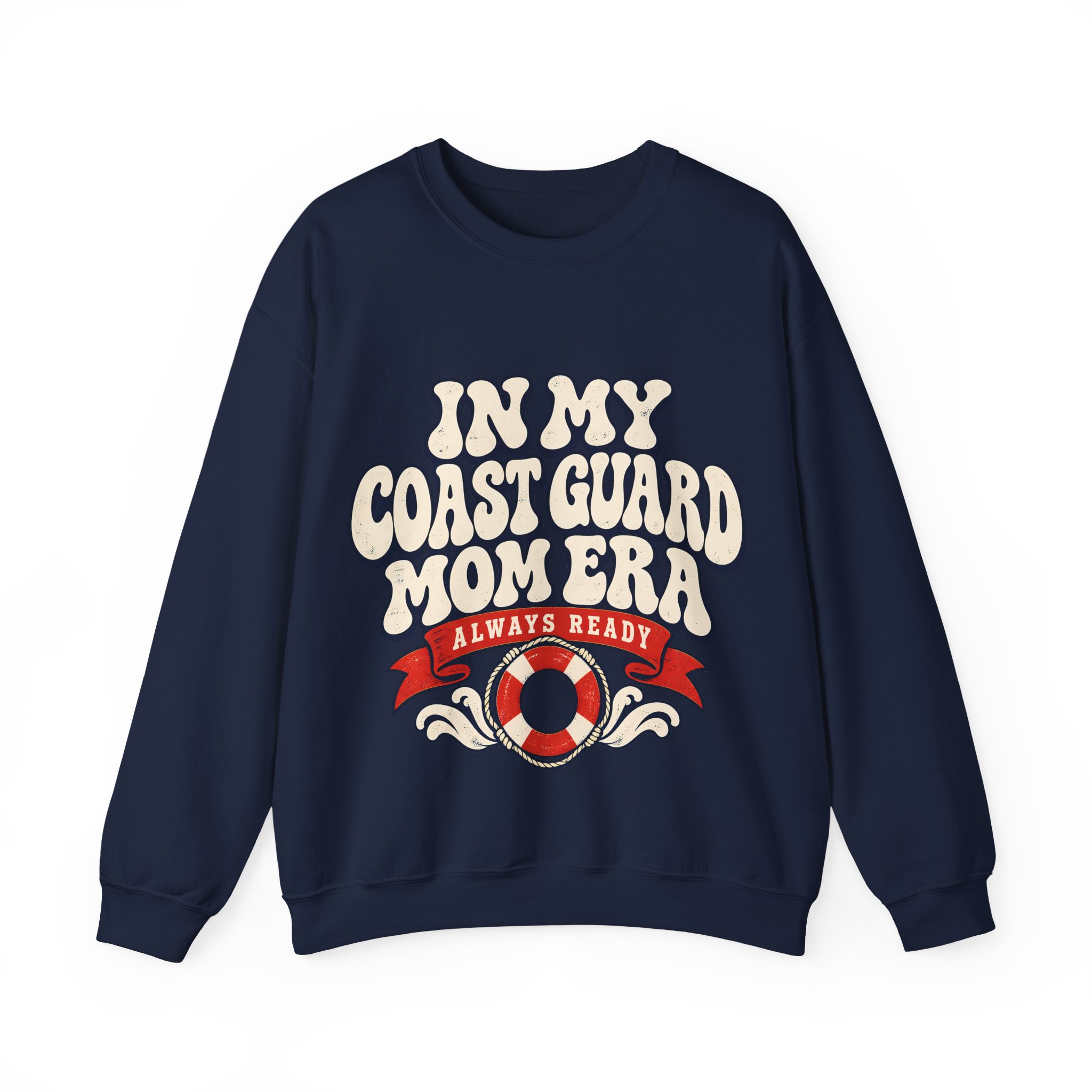 In My Coast Guard Mom Era Crewneck Sweatshirt - Image 29