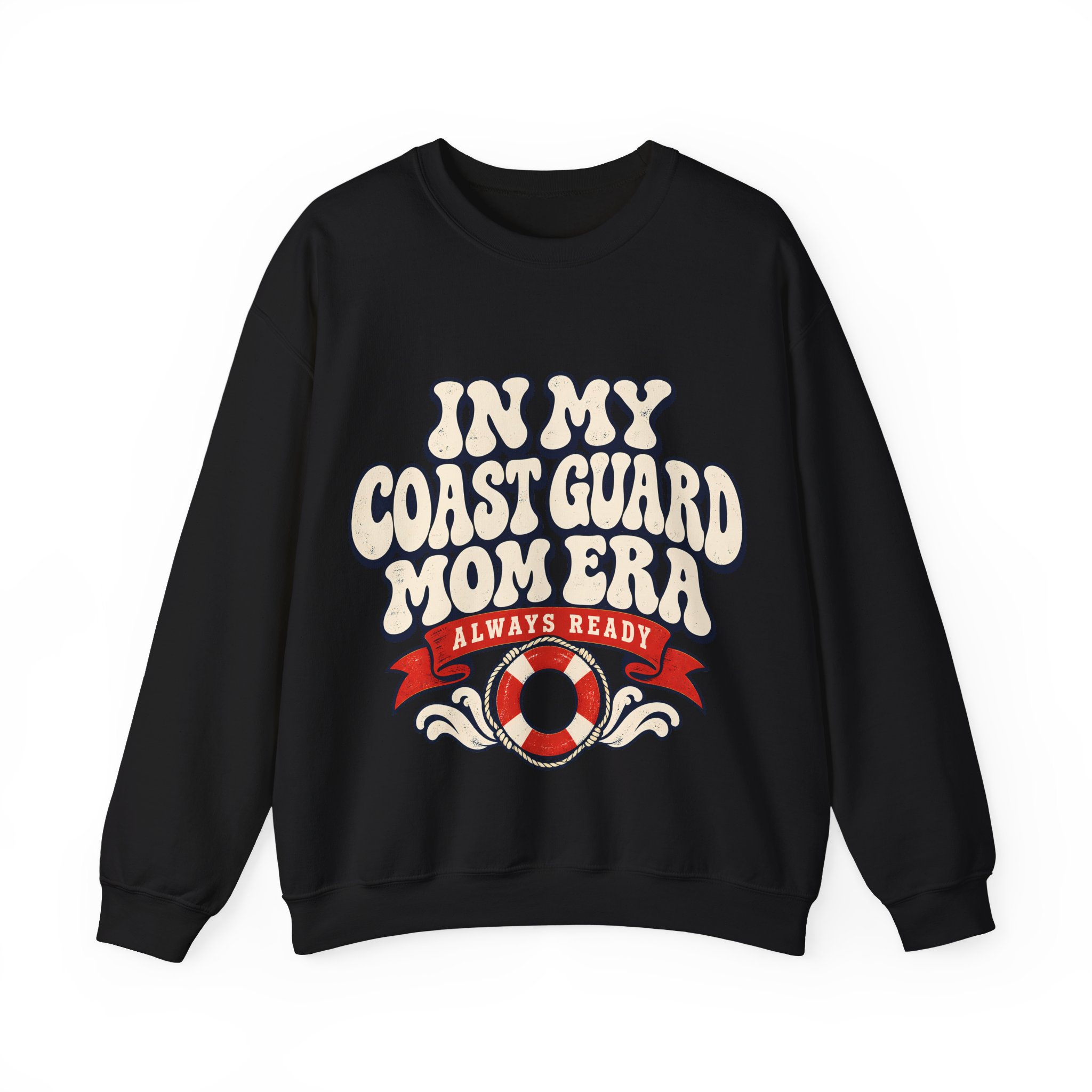 In My Coast Guard Mom Era Crewneck Sweatshirt - Image 9