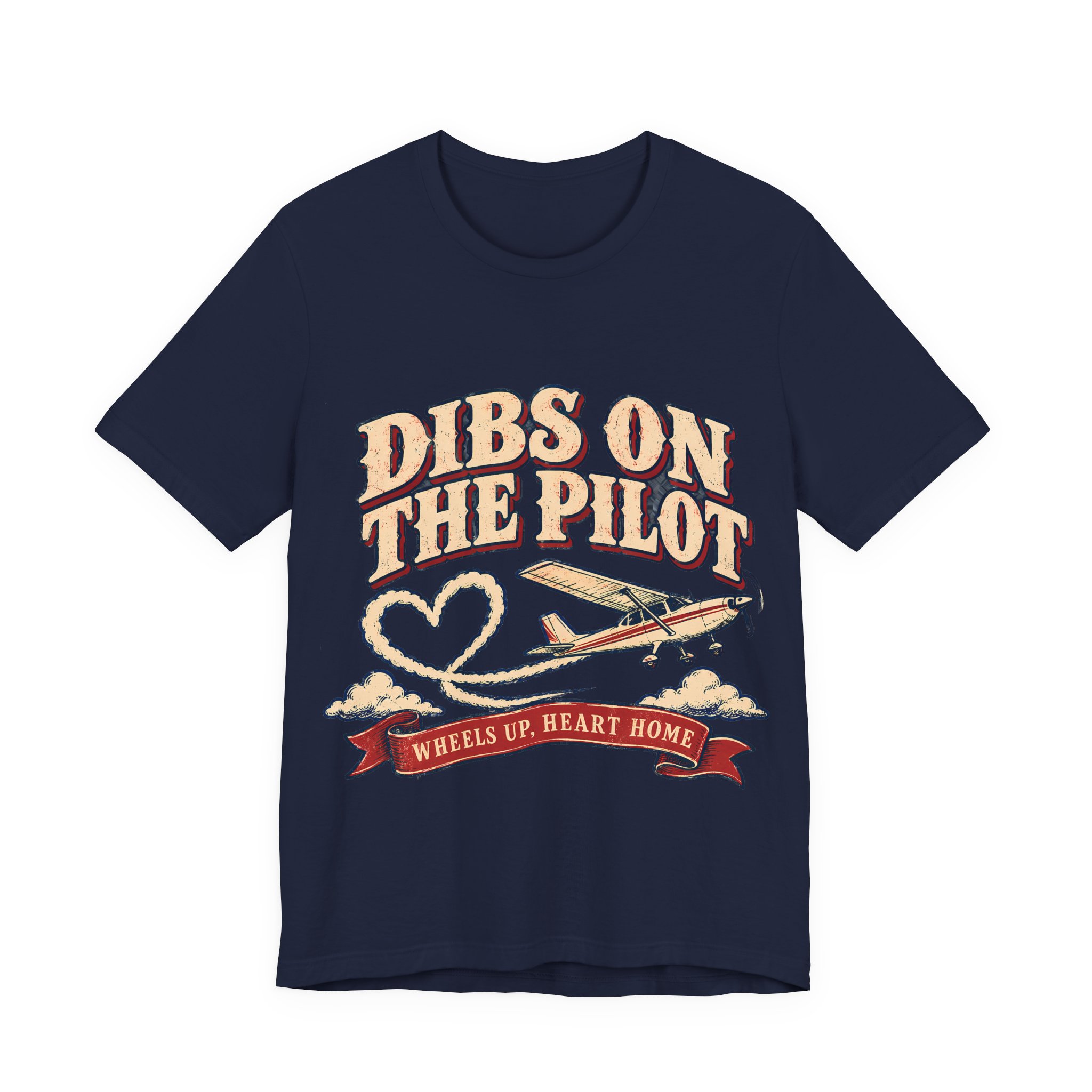 Dibs On The Pilot Soft Cotton Tee - Image 29