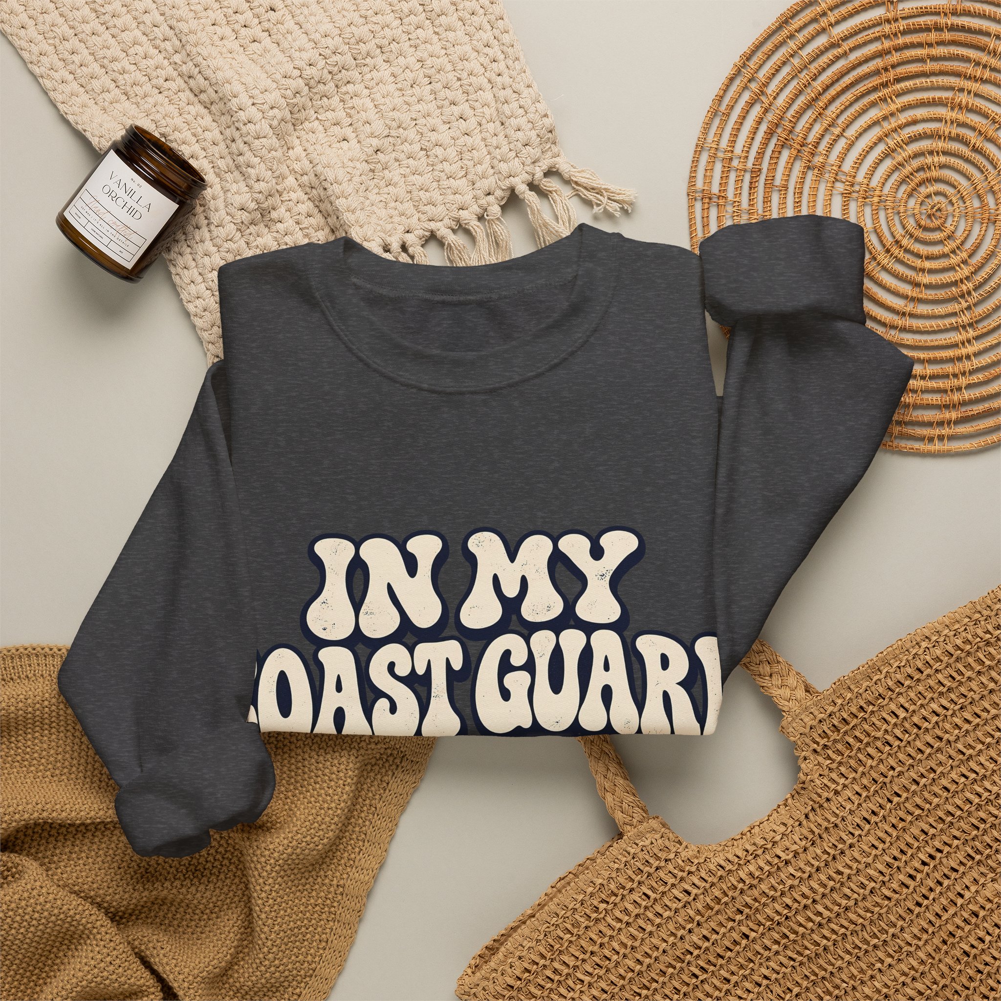 In My Coast Guard Mom Era Crewneck Sweatshirt - Image 28