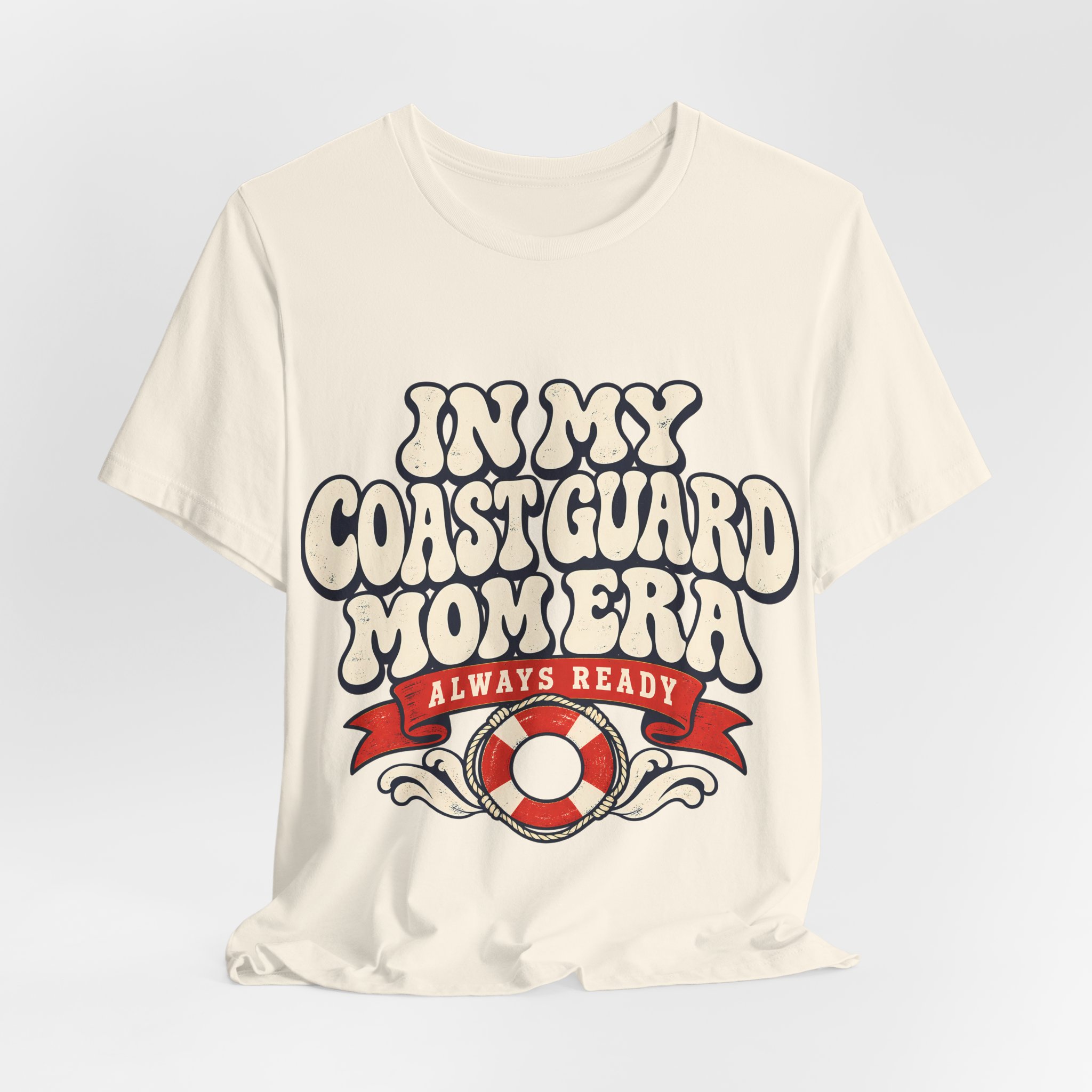 In My Coast Guard Mom Era Soft Cotton Tee - Image 12