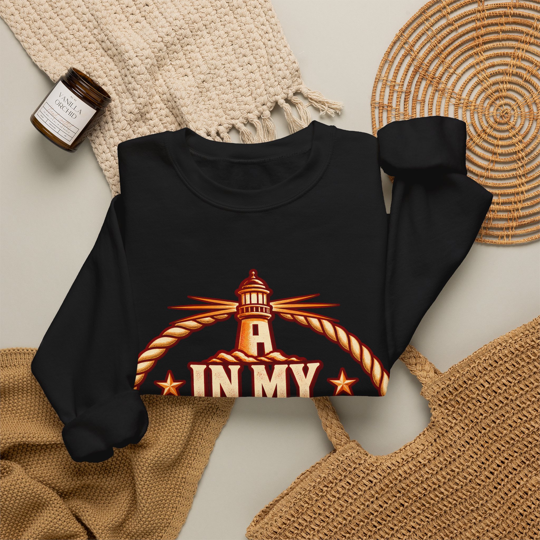 In My Coast Guard Wife Era Crewneck Sweatshirt - Image 12