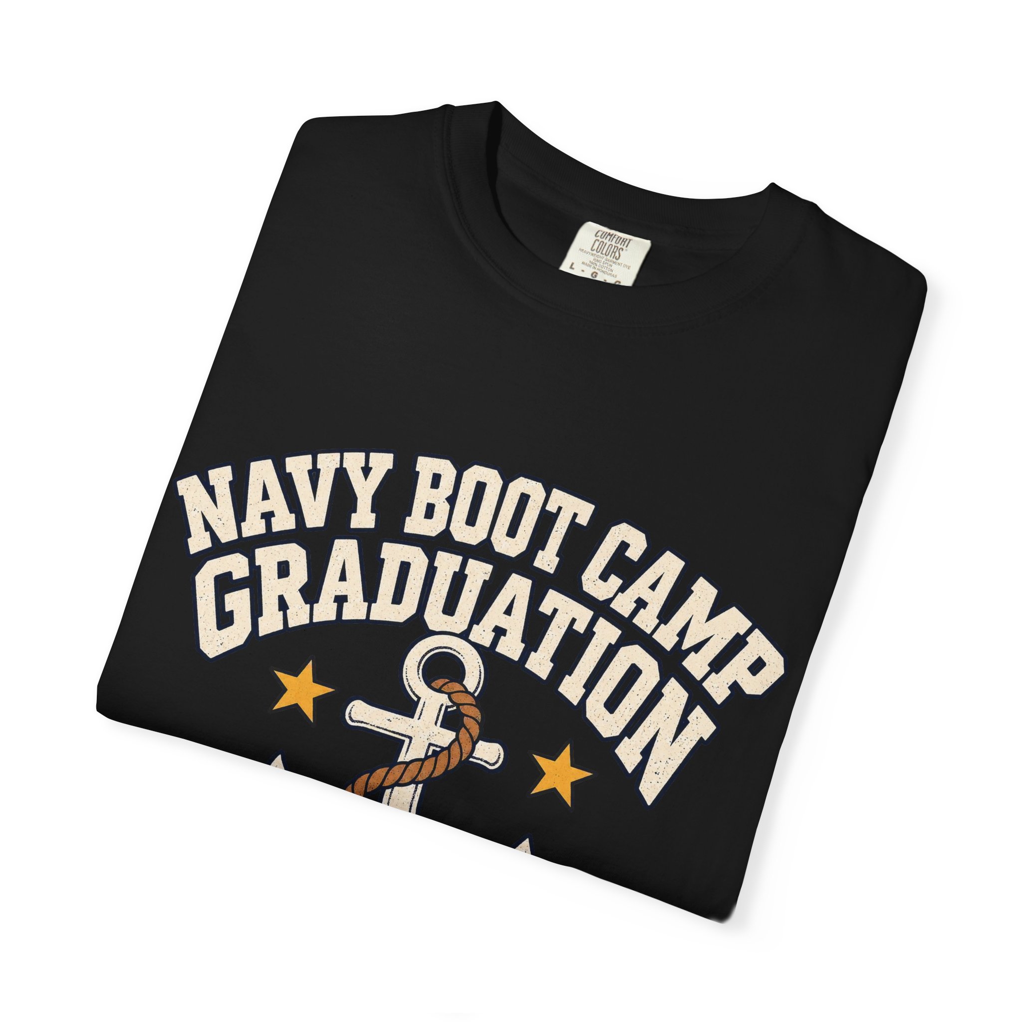 Navy Boot Camp Graduation Comfort Colors Tee - Image 27