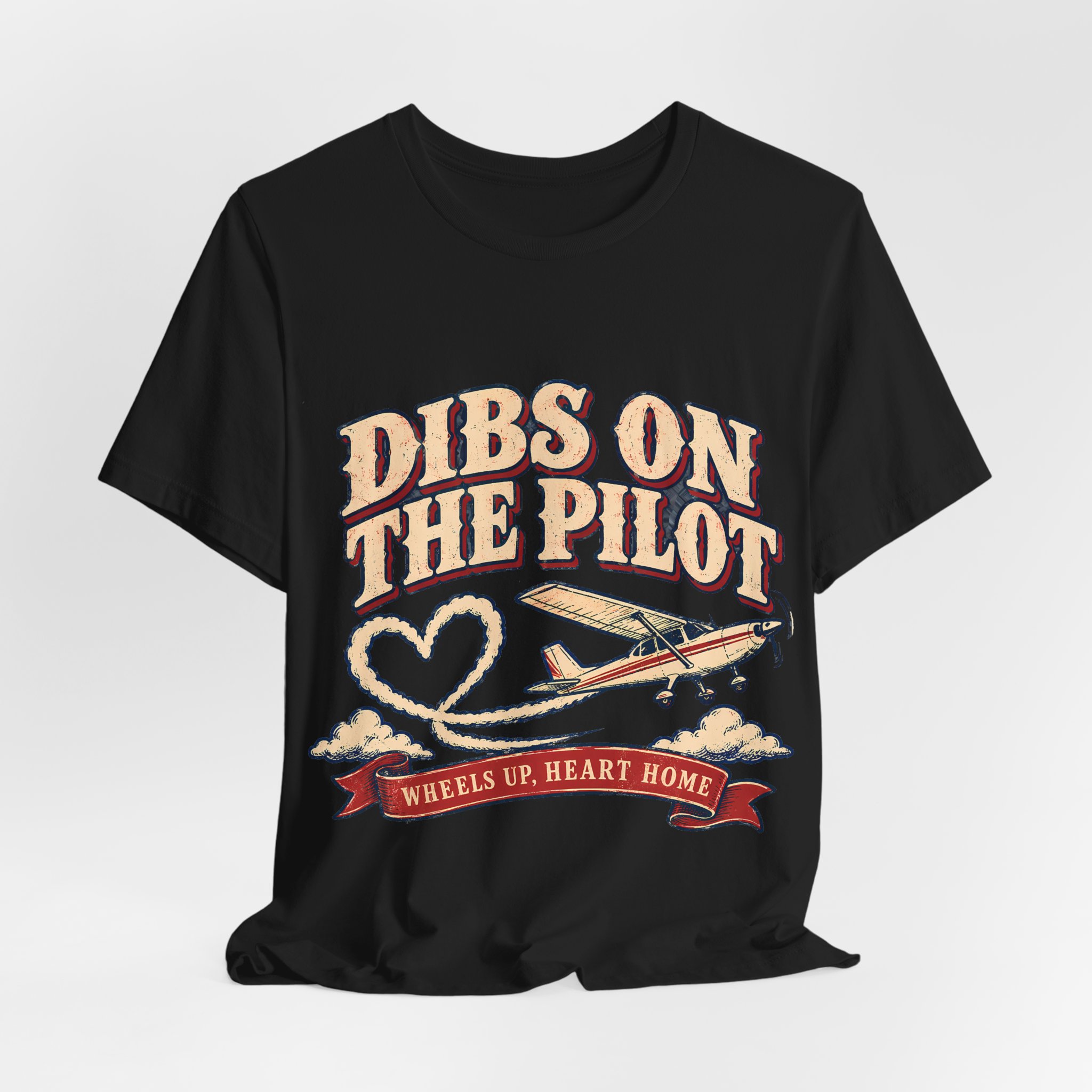 Dibs On The Pilot Soft Cotton Tee - Image 8