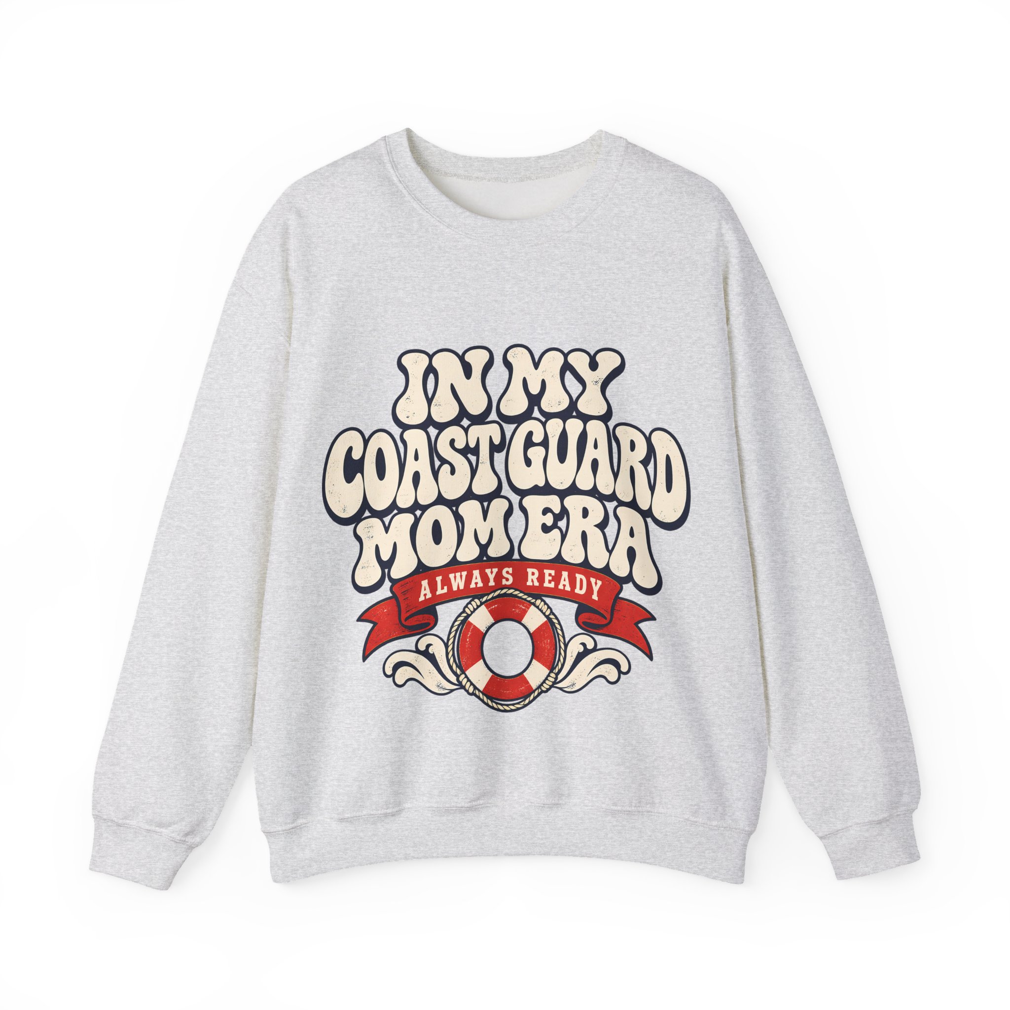 In My Coast Guard Mom Era Crewneck Sweatshirt - Image 5