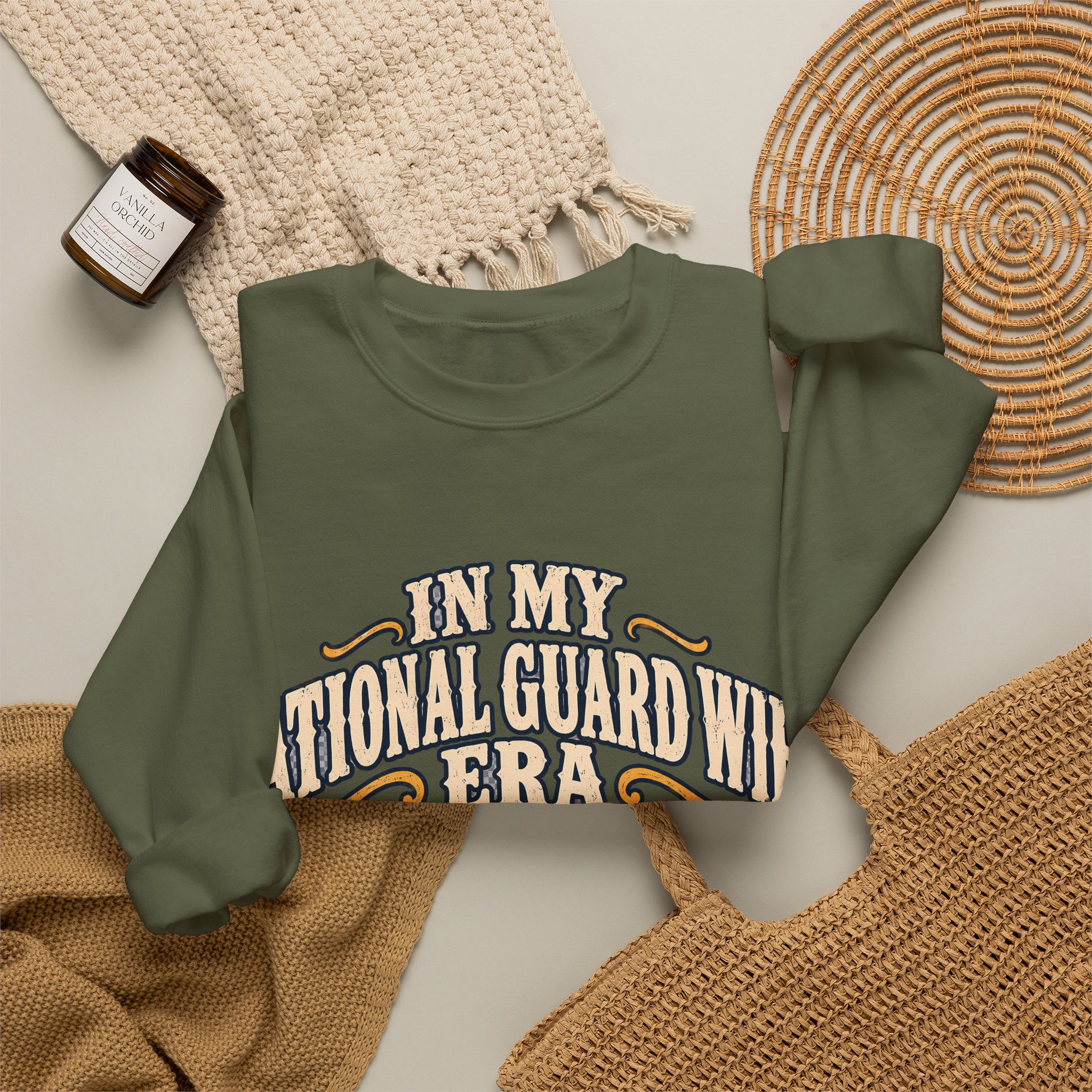 In My National Guard Wife Era Crewneck Sweatshirt - Image 24