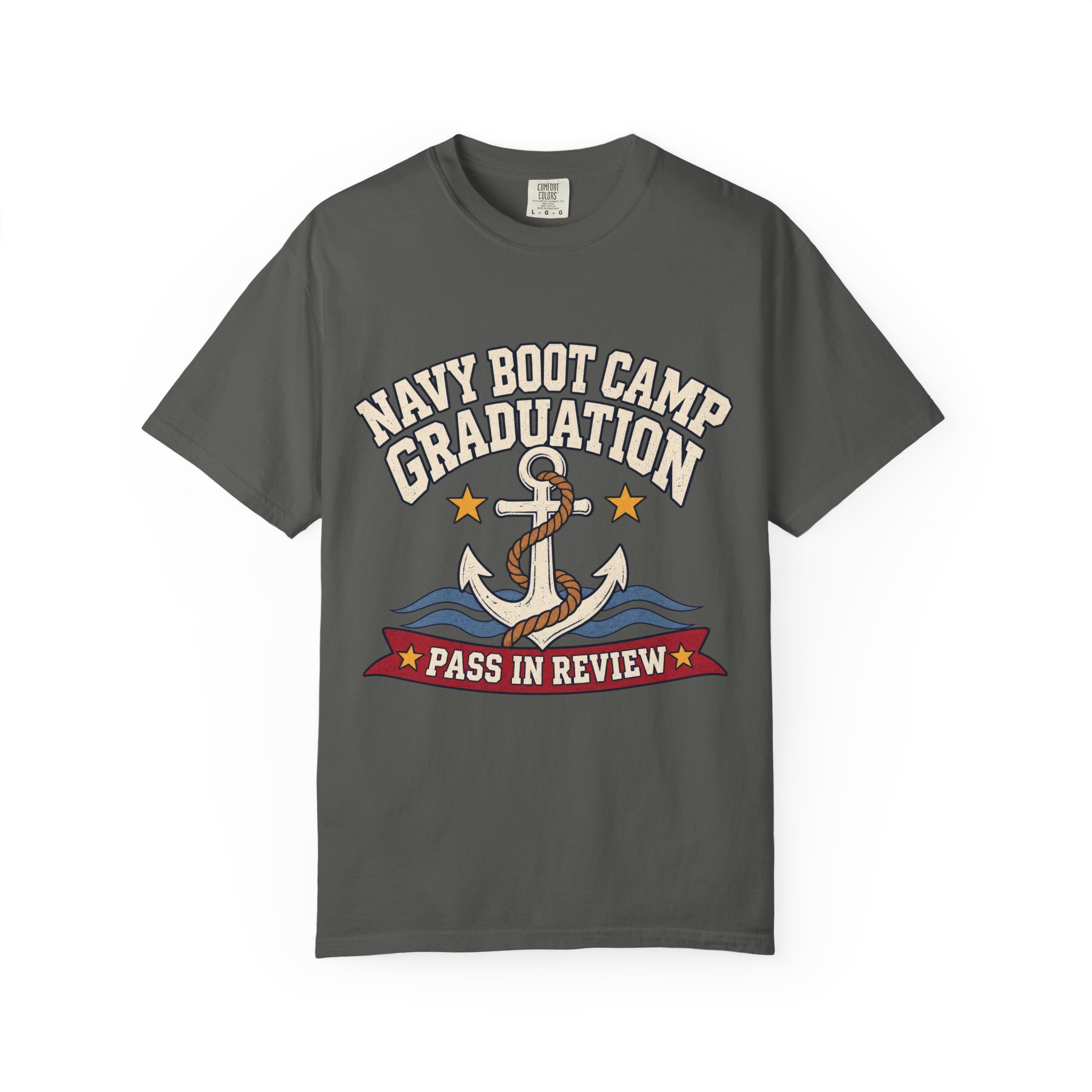 Navy Boot Camp Graduation Comfort Colors Tee - Image 9