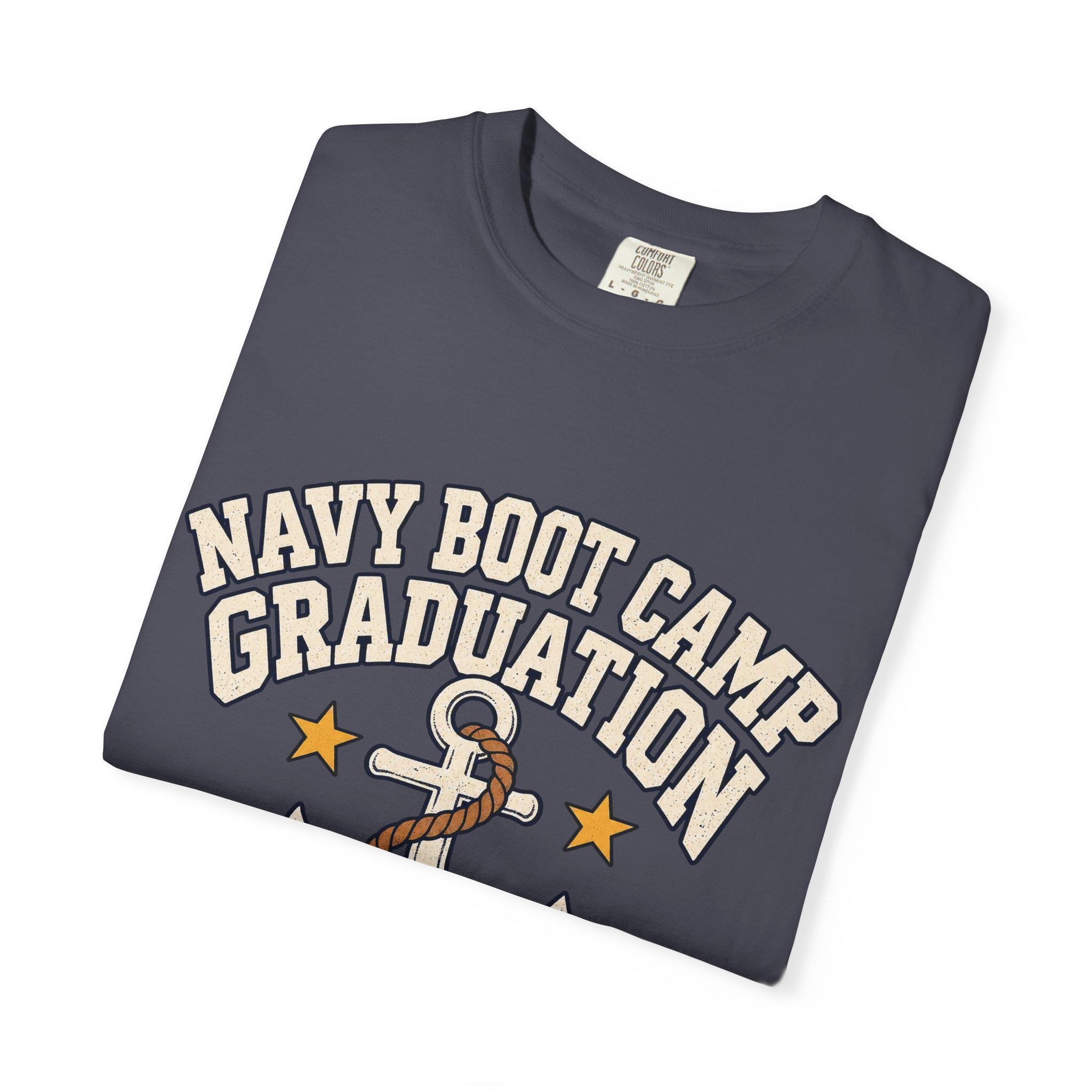 Navy Boot Camp Graduation Comfort Colors Tee - Image 31