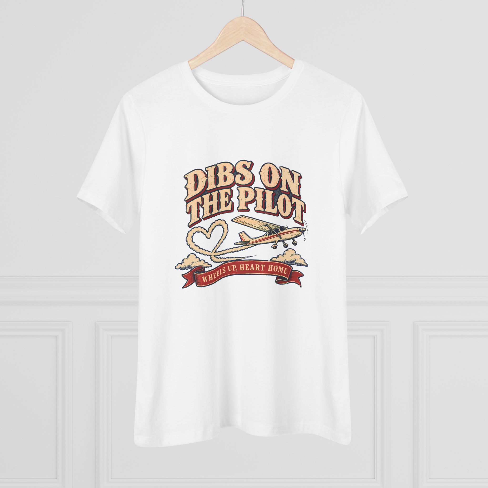 Dibs On The Pilot Women's Relaxed Tee - Image 4