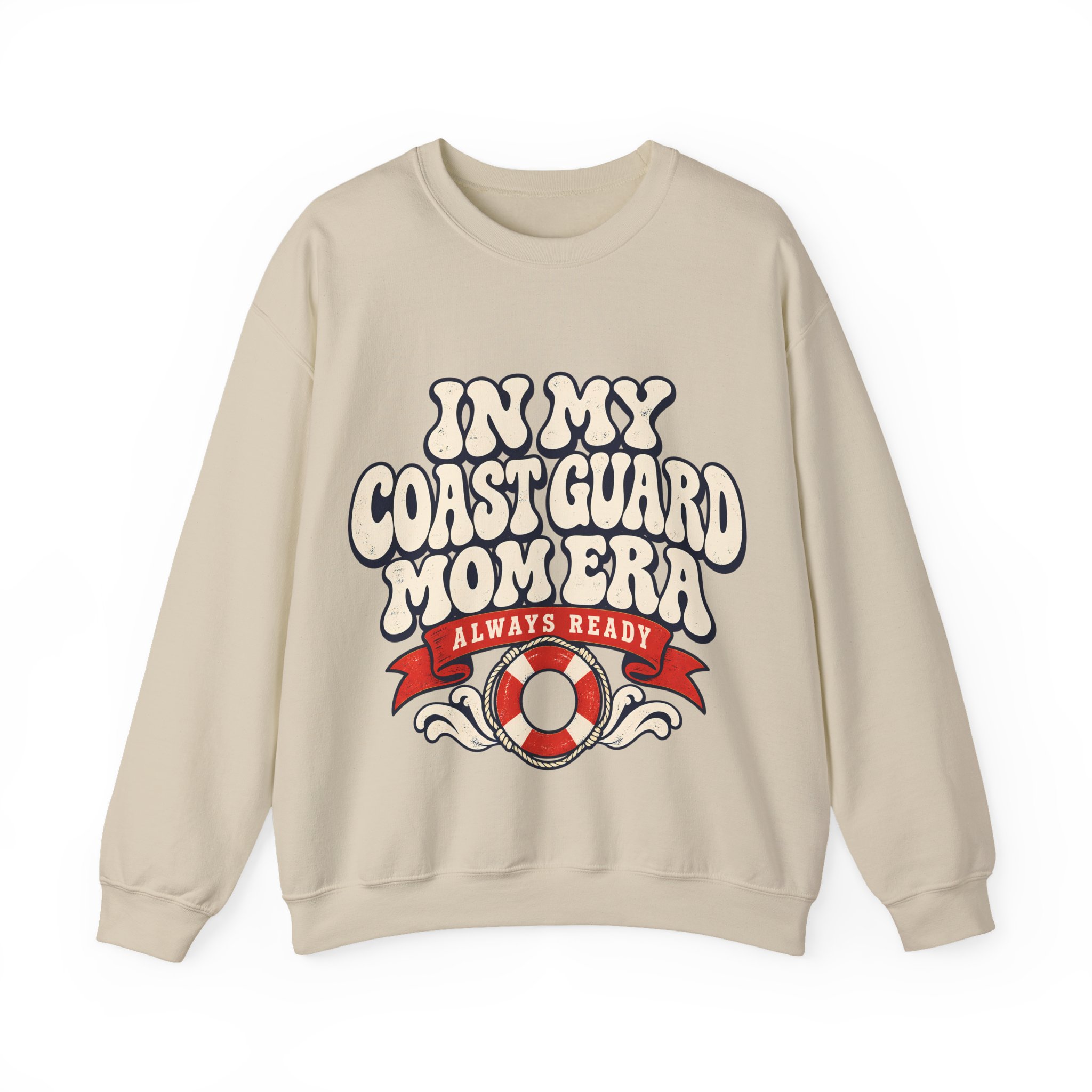 In My Coast Guard Mom Era Crewneck Sweatshirt - Image 13