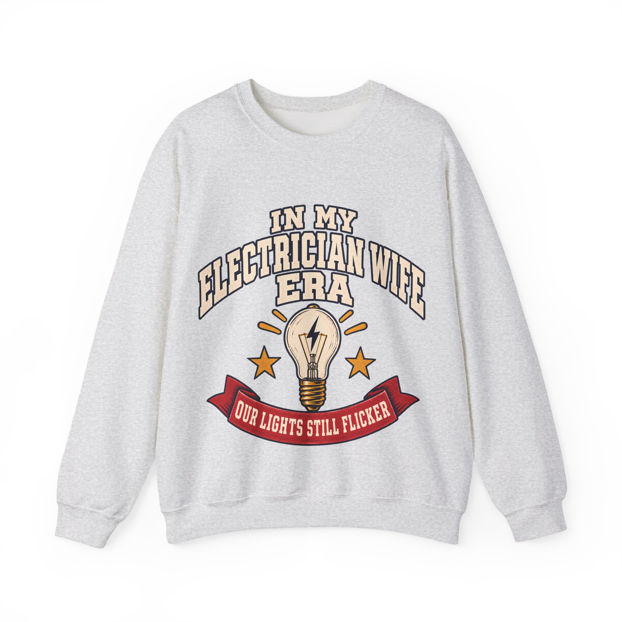 In My Electrician Wife Era Crewneck Sweatshirt - Image 5