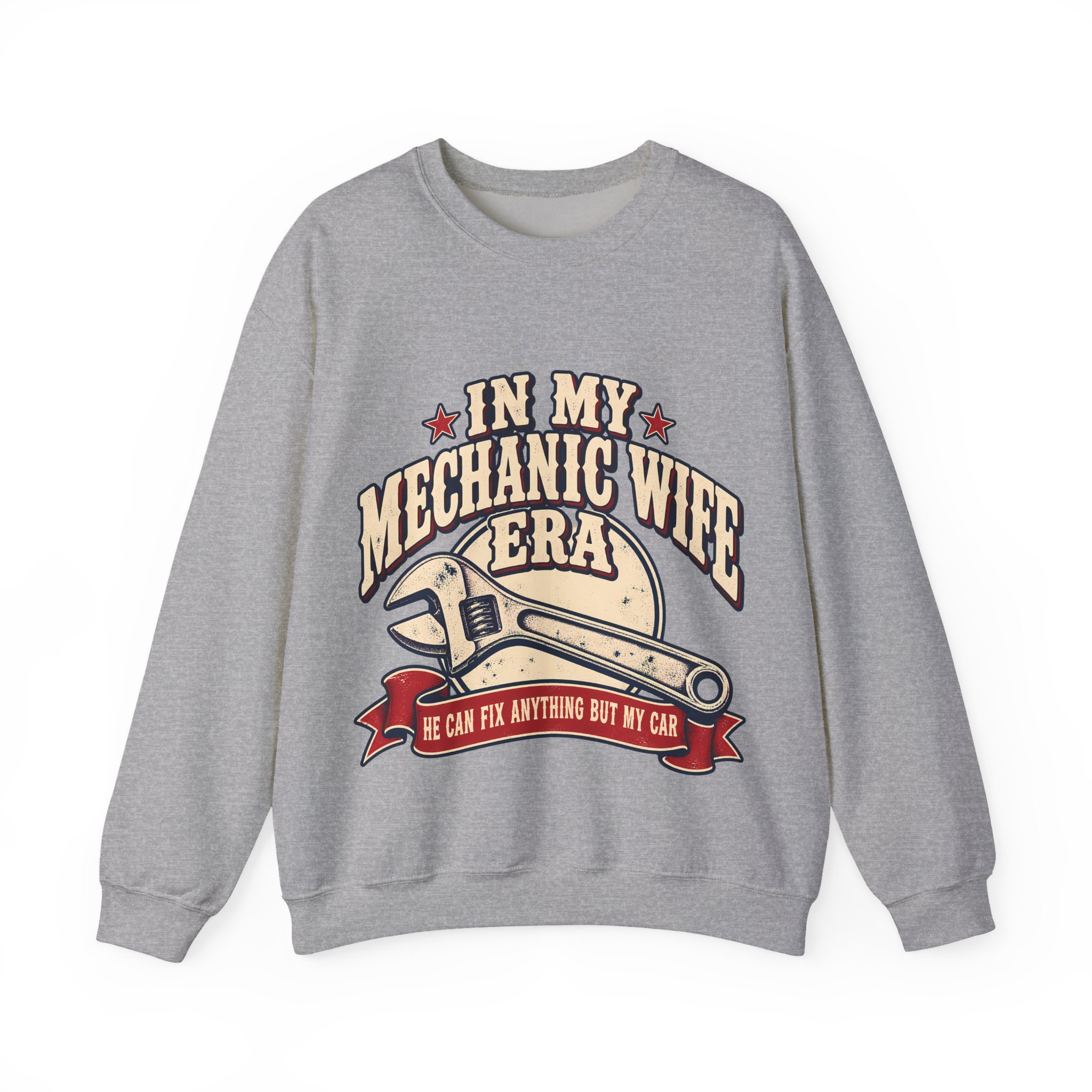 In My Mechanic Wife Era Crewneck Sweatshirt - Image 17
