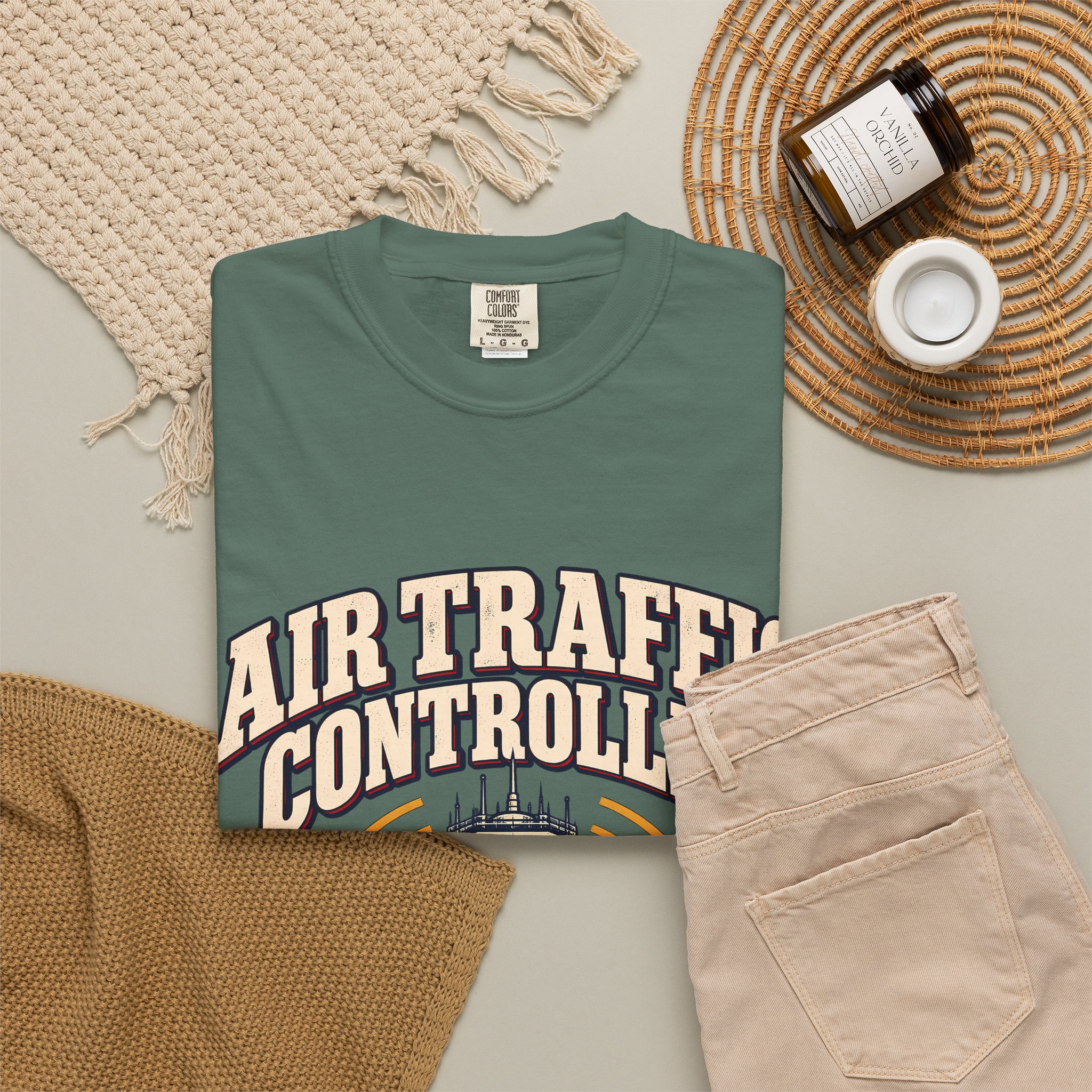 Air Traffic Controller Comfort Colors Tee - Image 20