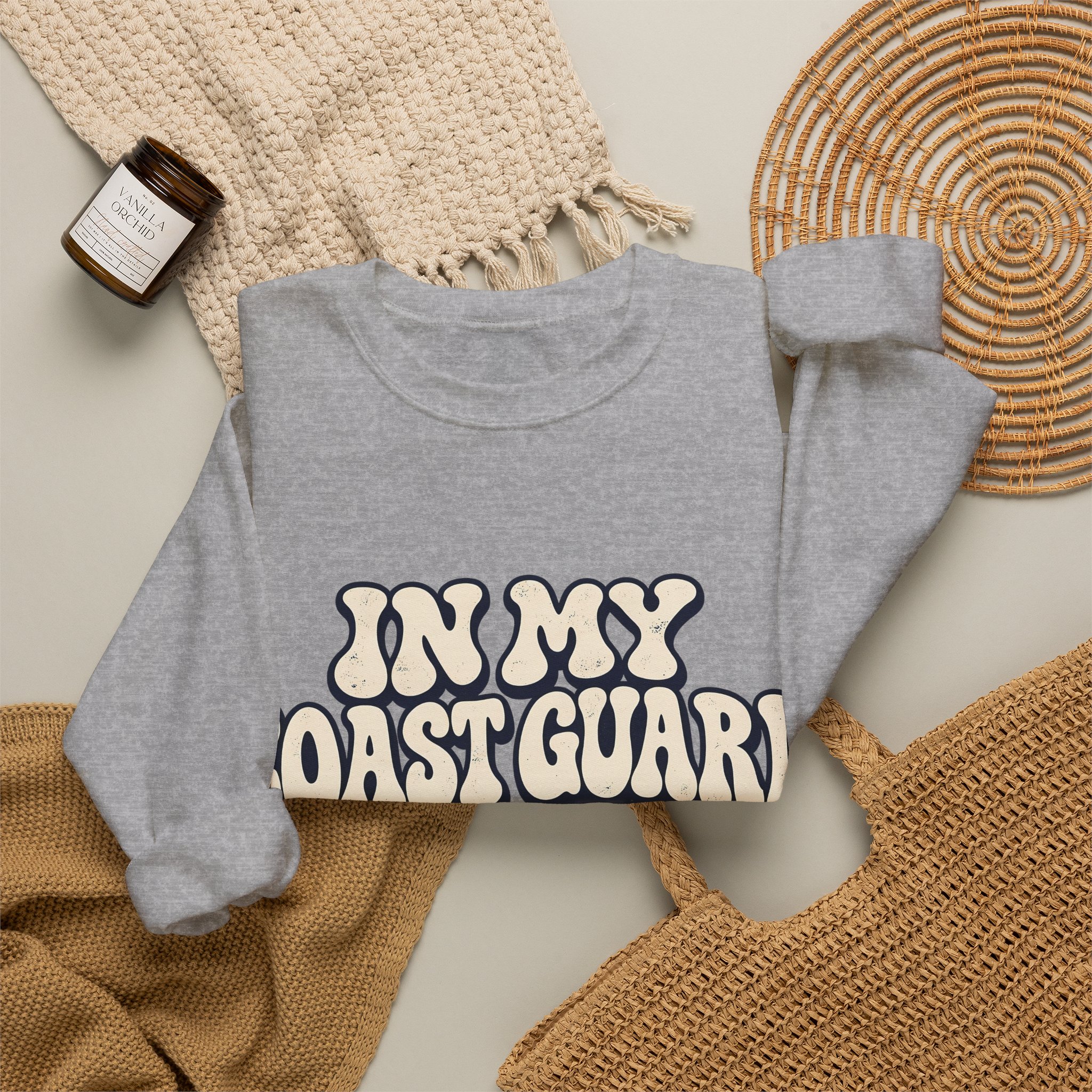 In My Coast Guard Mom Era Crewneck Sweatshirt - Image 20
