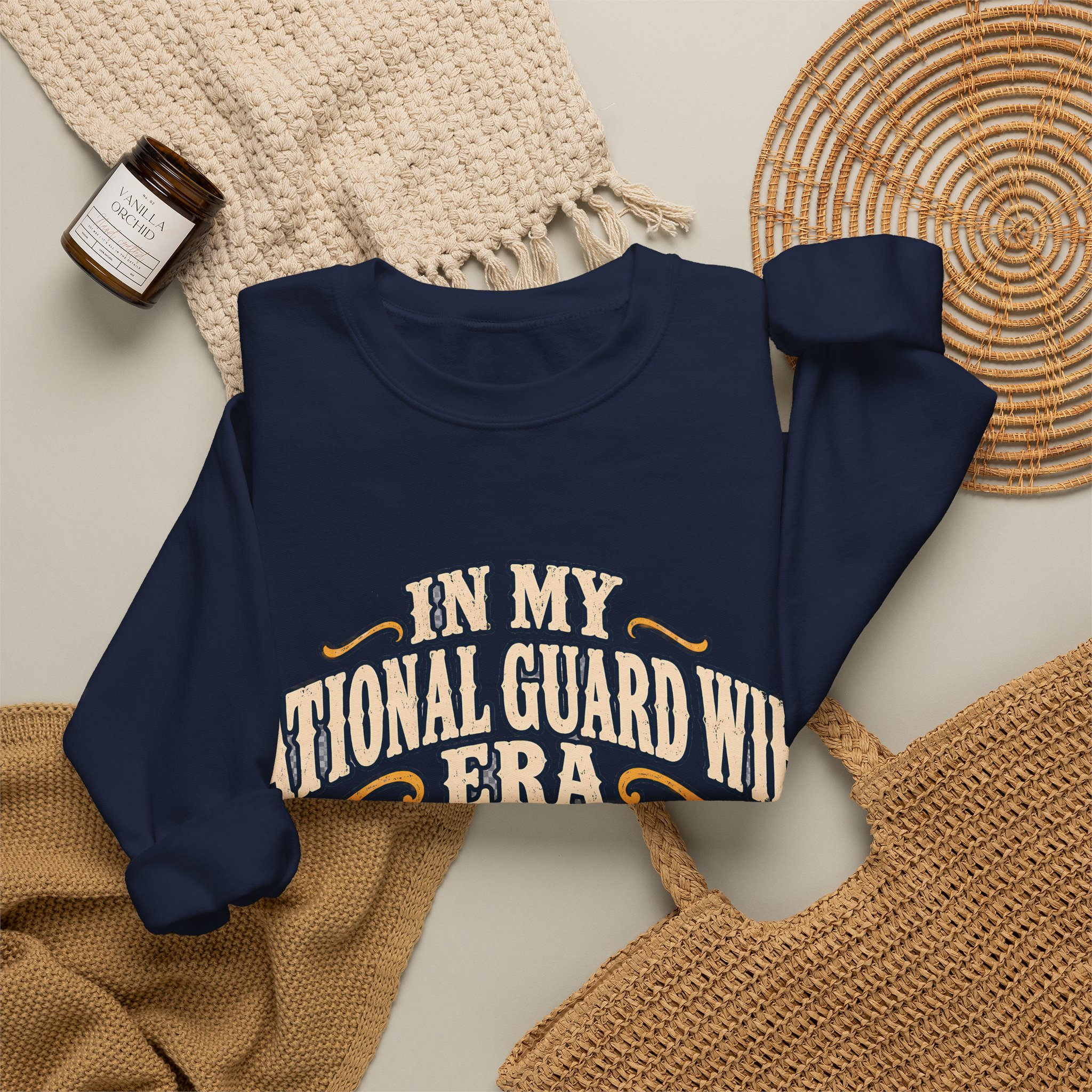 In My National Guard Wife Era Crewneck Sweatshirt - Image 32