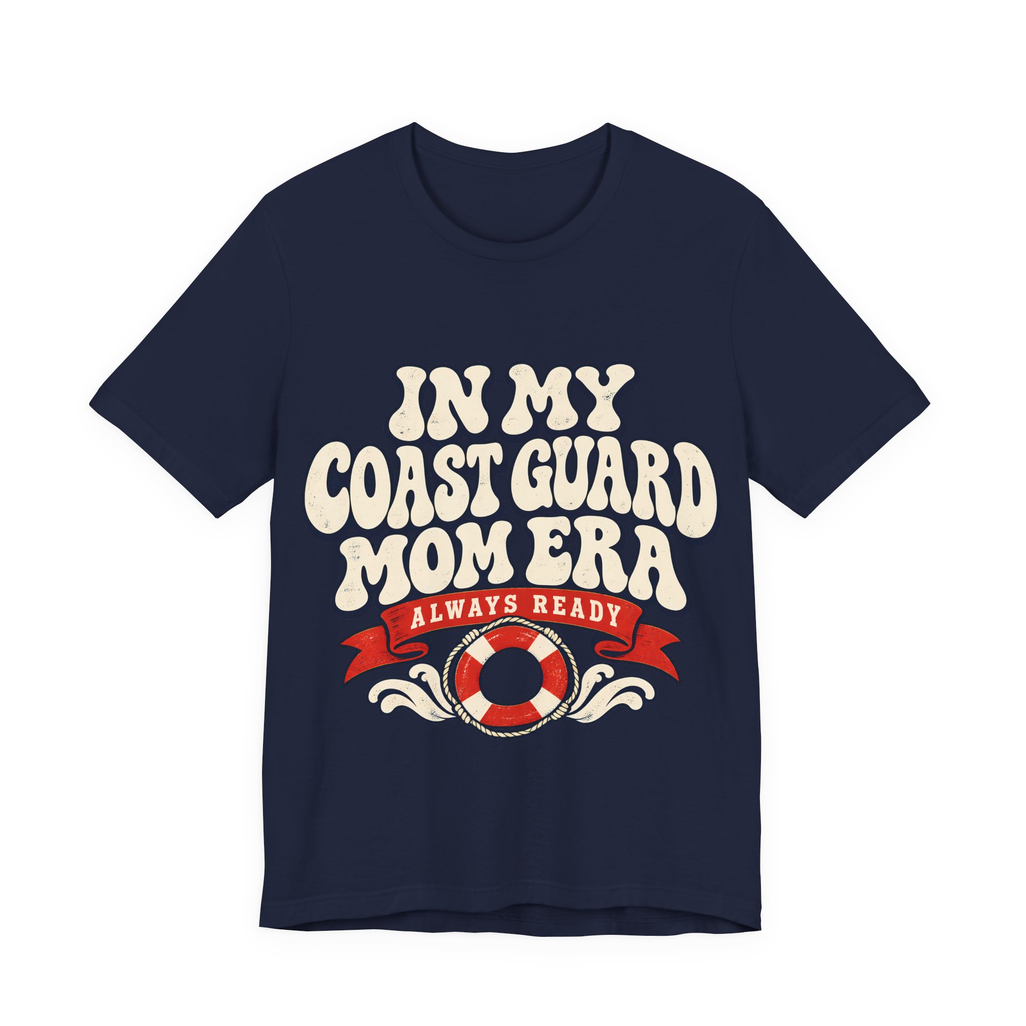 In My Coast Guard Mom Era Soft Cotton Tee - Image 29