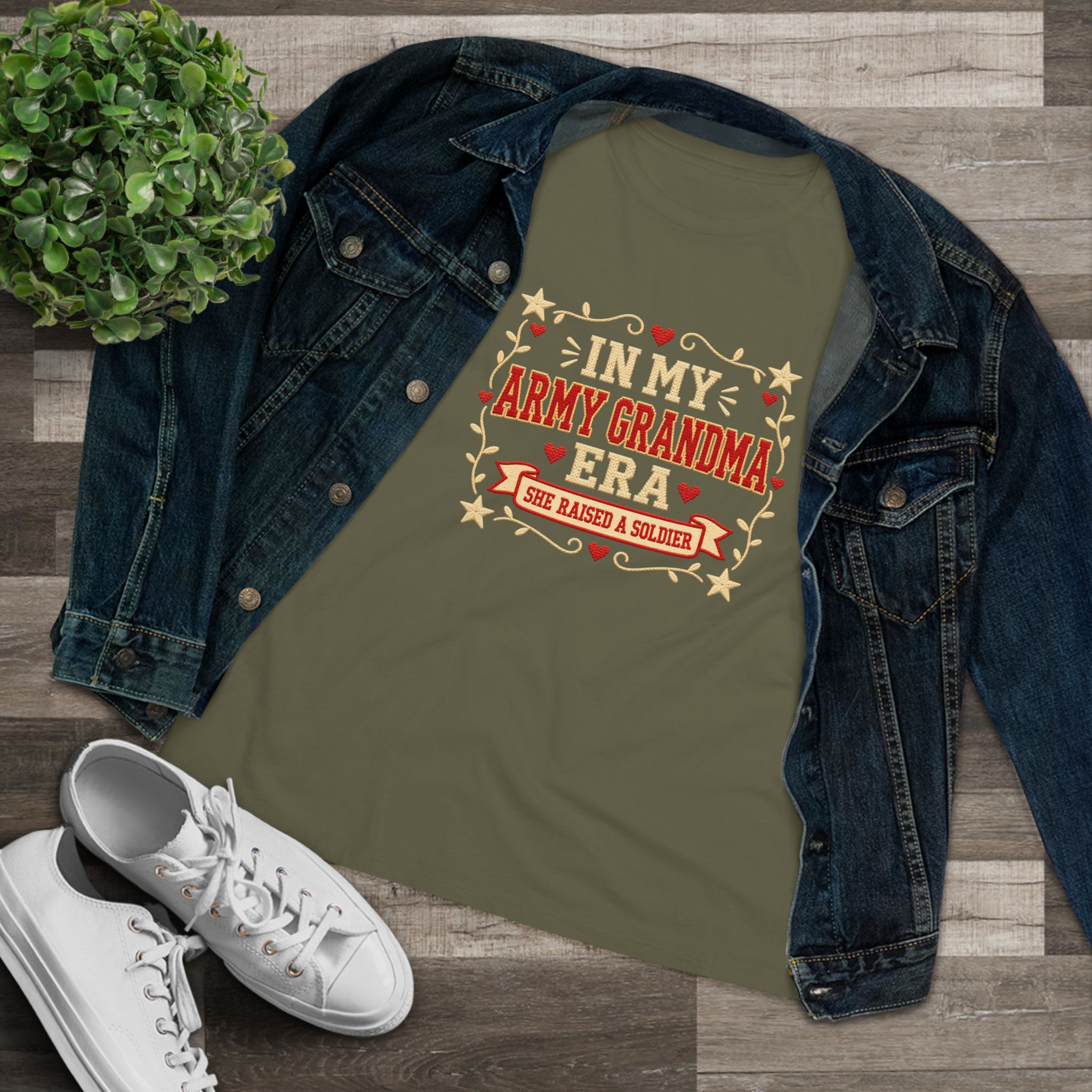 In My Army Grandma Era Women's Relaxed Tee - Image 15