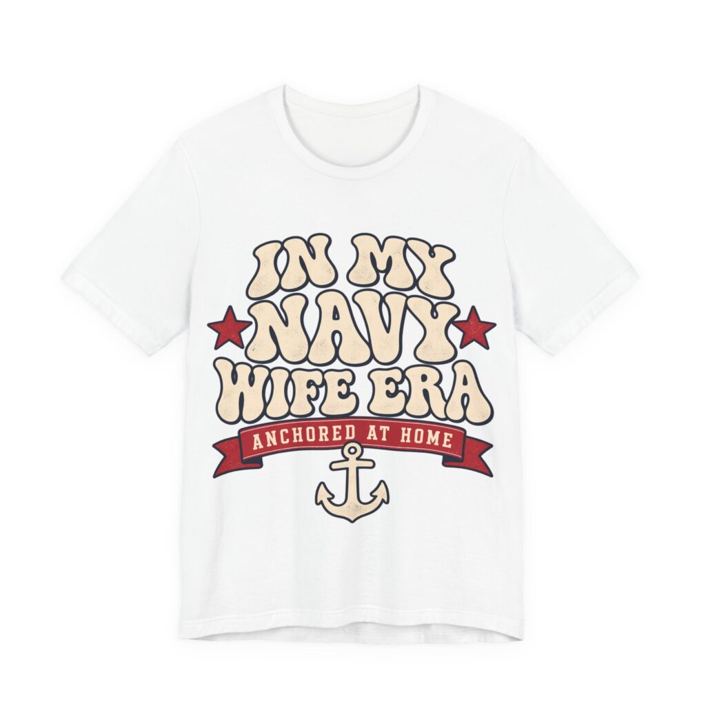 In My Navy Wife Era Soft Cotton Tee