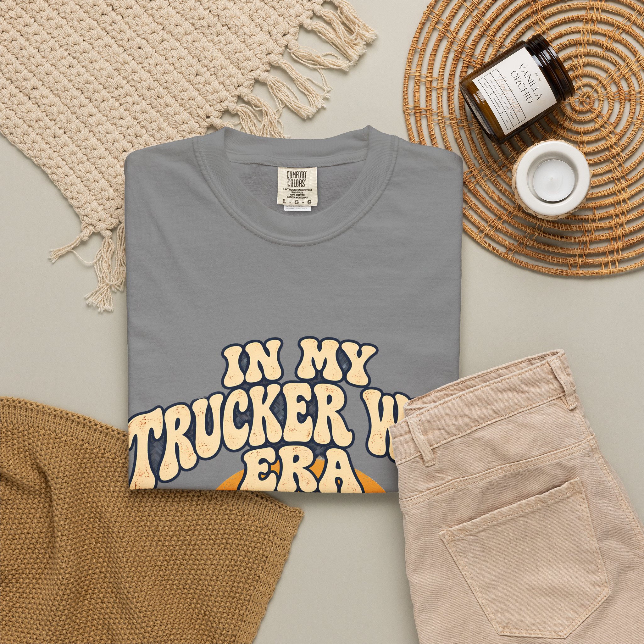 In My Trucker Wife Era Comfort Colors Tee - Image 16