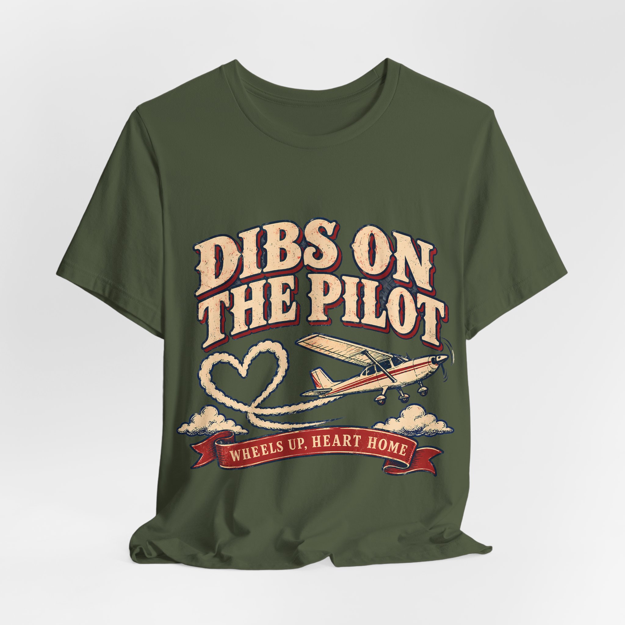 Dibs On The Pilot Soft Cotton Tee - Image 16