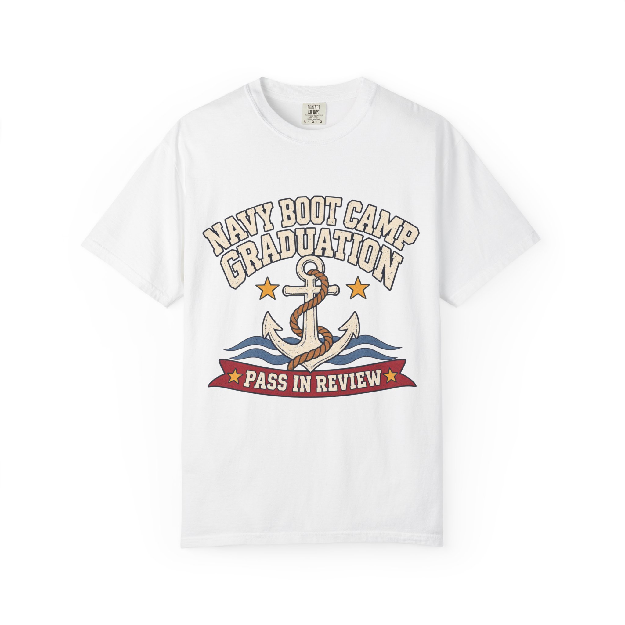 Navy Boot Camp Graduation Comfort Colors Tee
