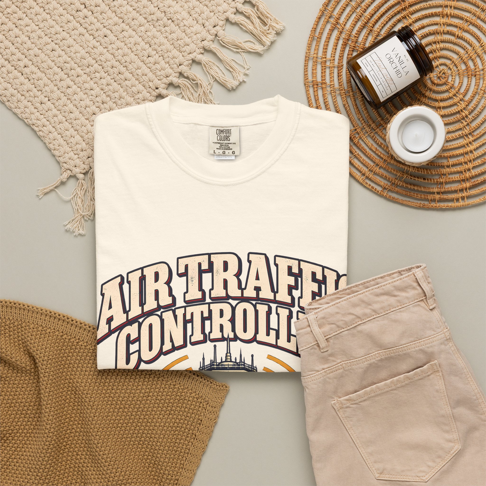 Air Traffic Controller Comfort Colors Tee - Image 8