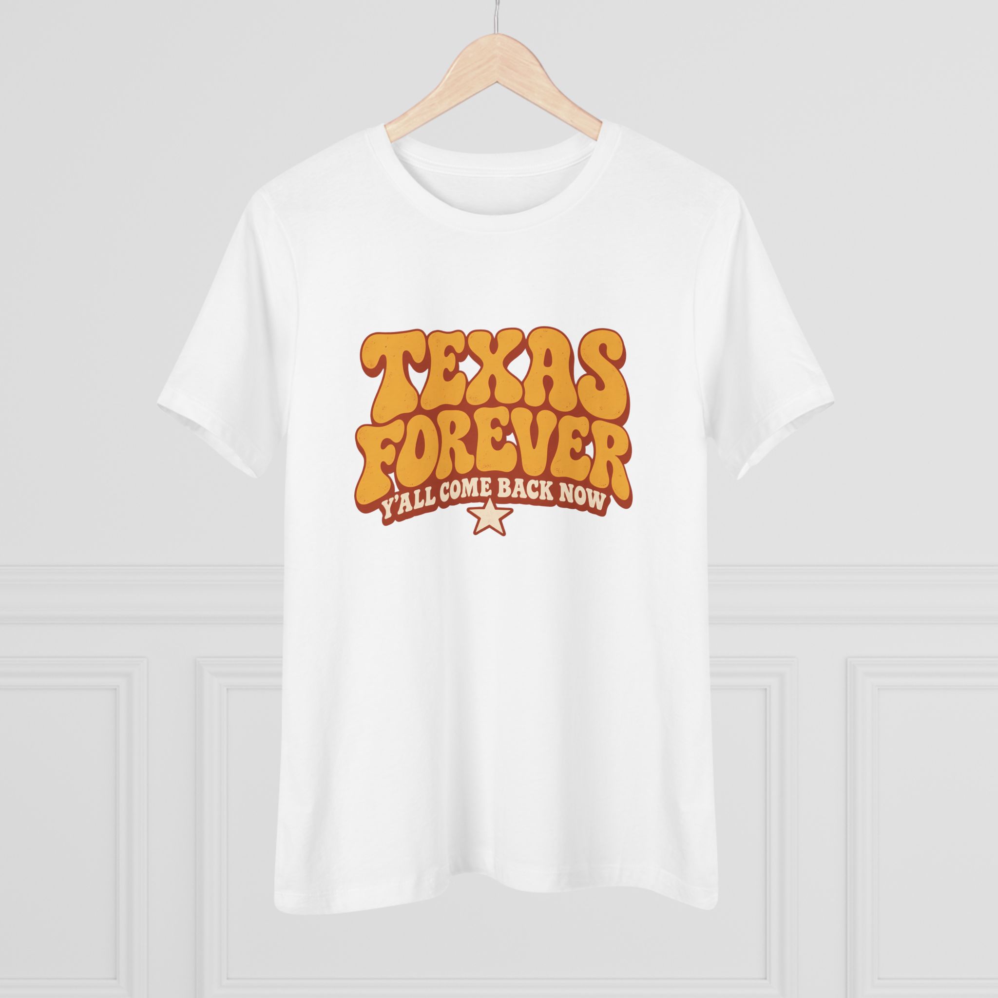 Texas Forever Women's Relaxed Tee in White