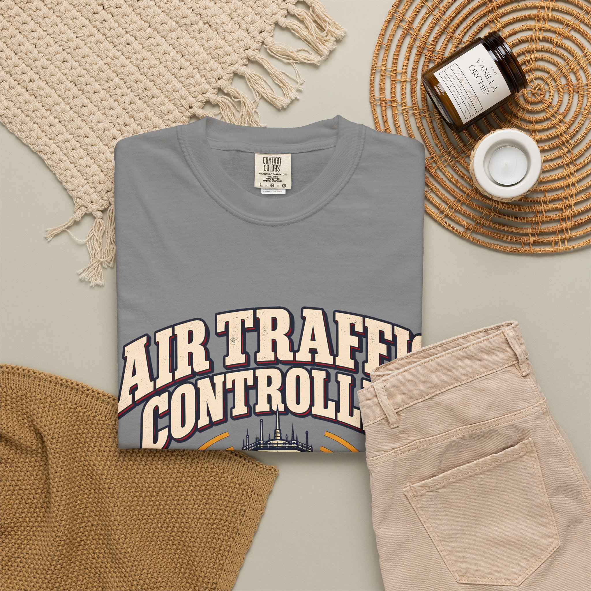 Air Traffic Controller Comfort Colors Tee - Image 16