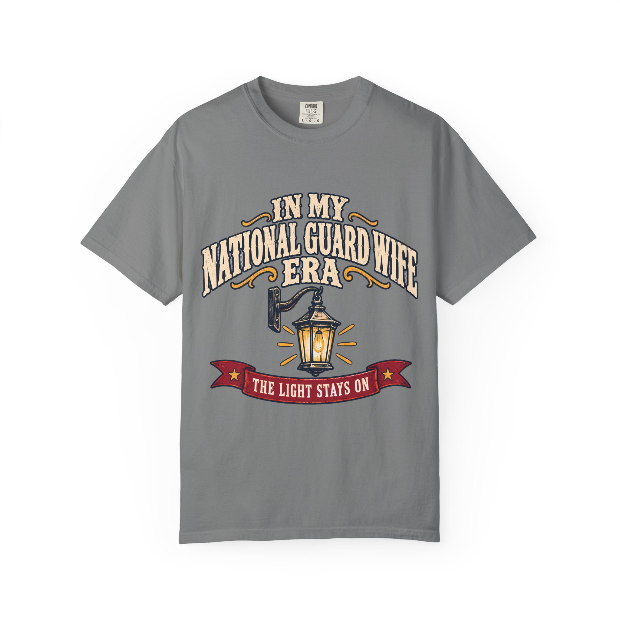 In My National Guard Wife Era Comfort Colors Tee - Image 13