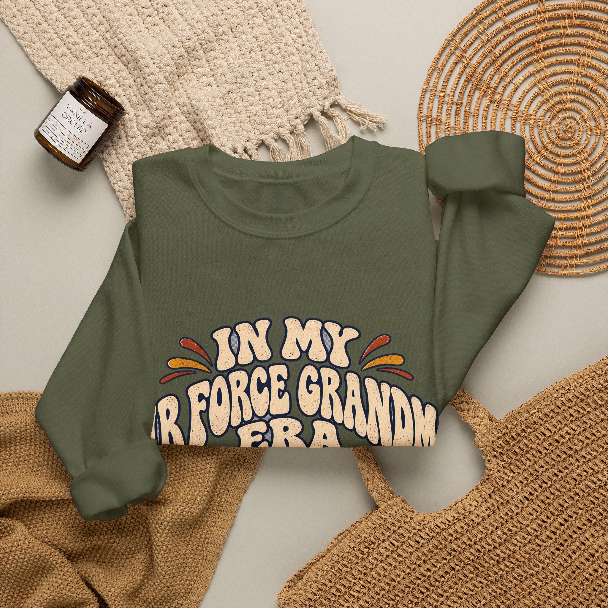 Air Force Grandma Sweatshirt, In My Air Force Grandma Era, Crewneck - Image 24