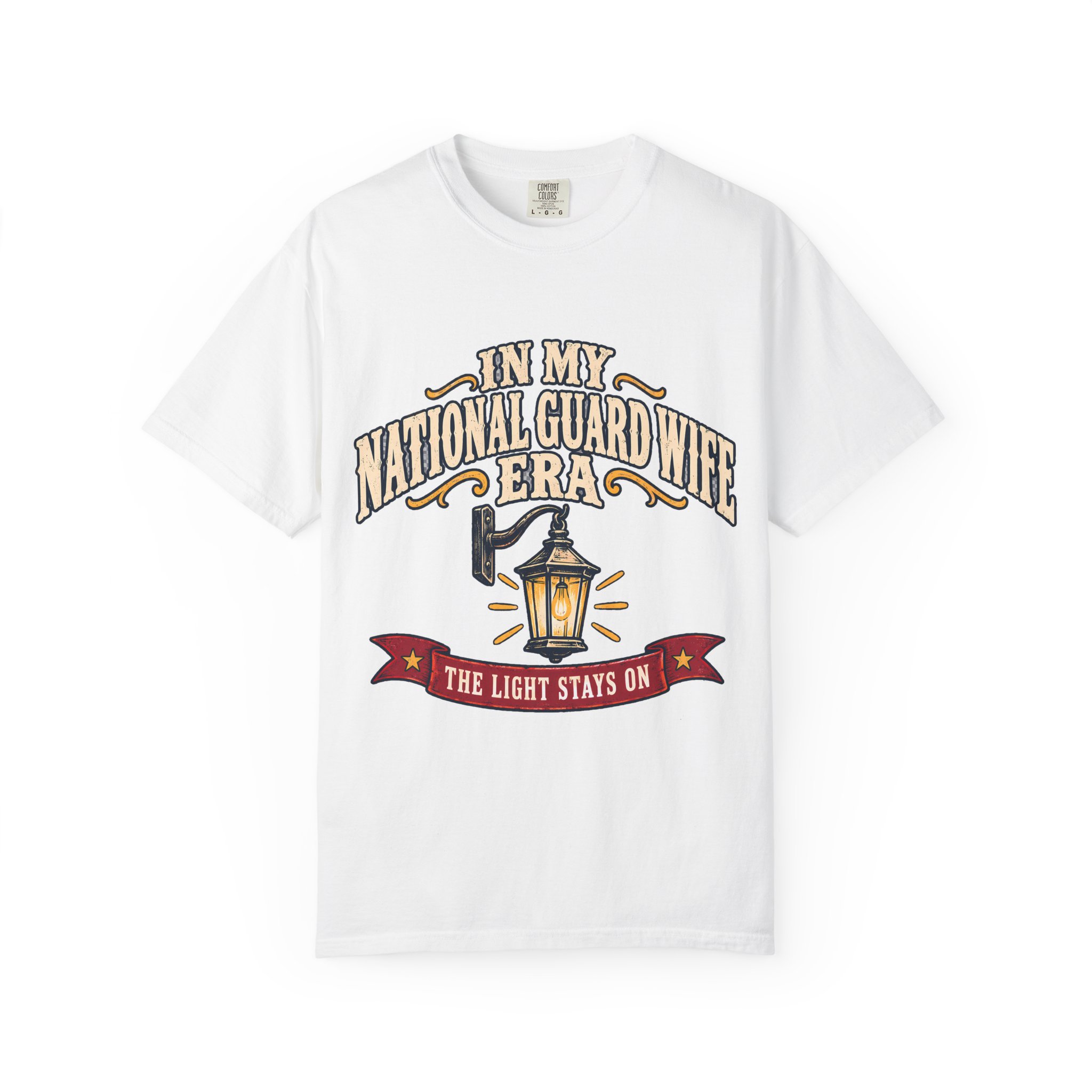 In My National Guard Wife Era Comfort Colors Tee