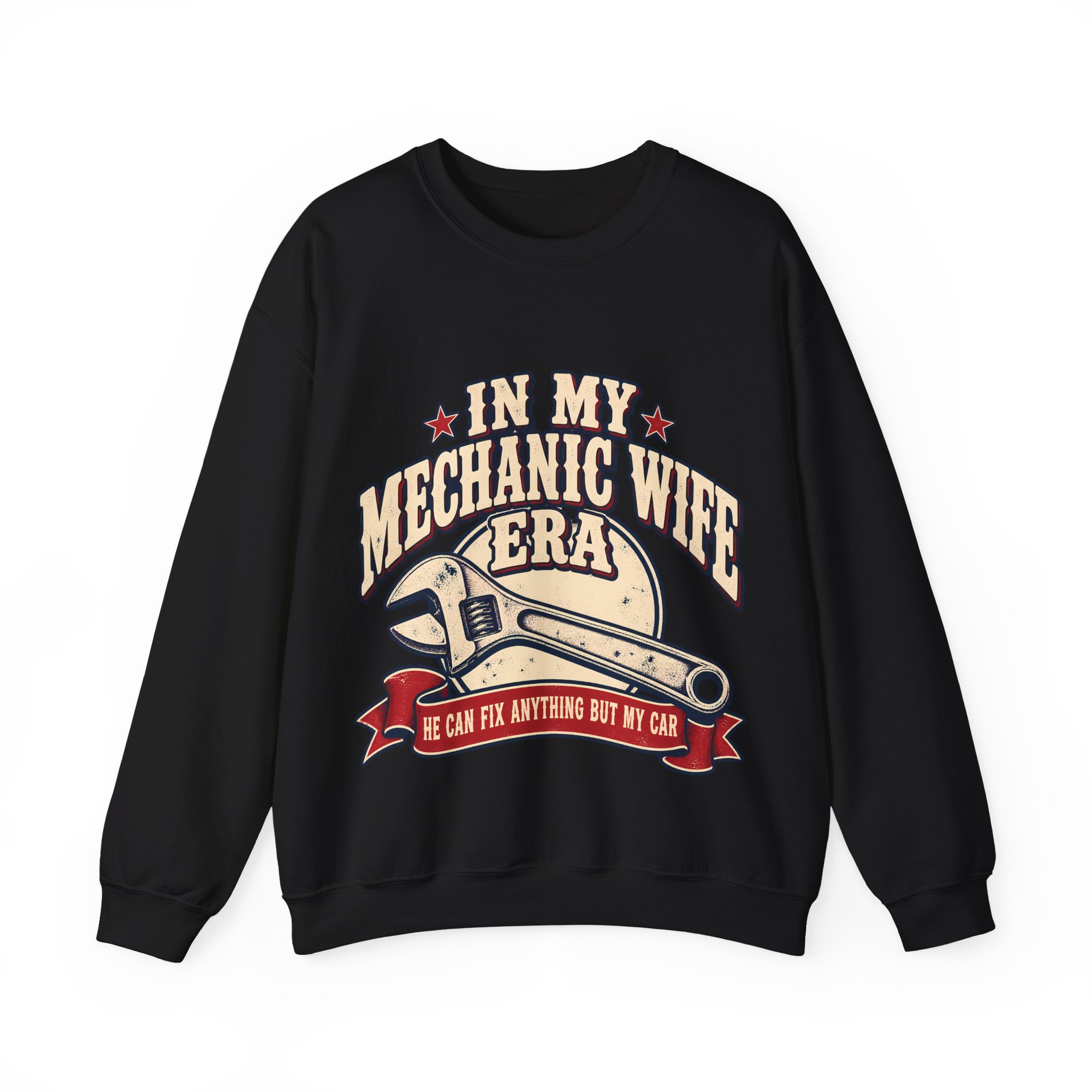 In My Mechanic Wife Era Crewneck Sweatshirt - Image 9