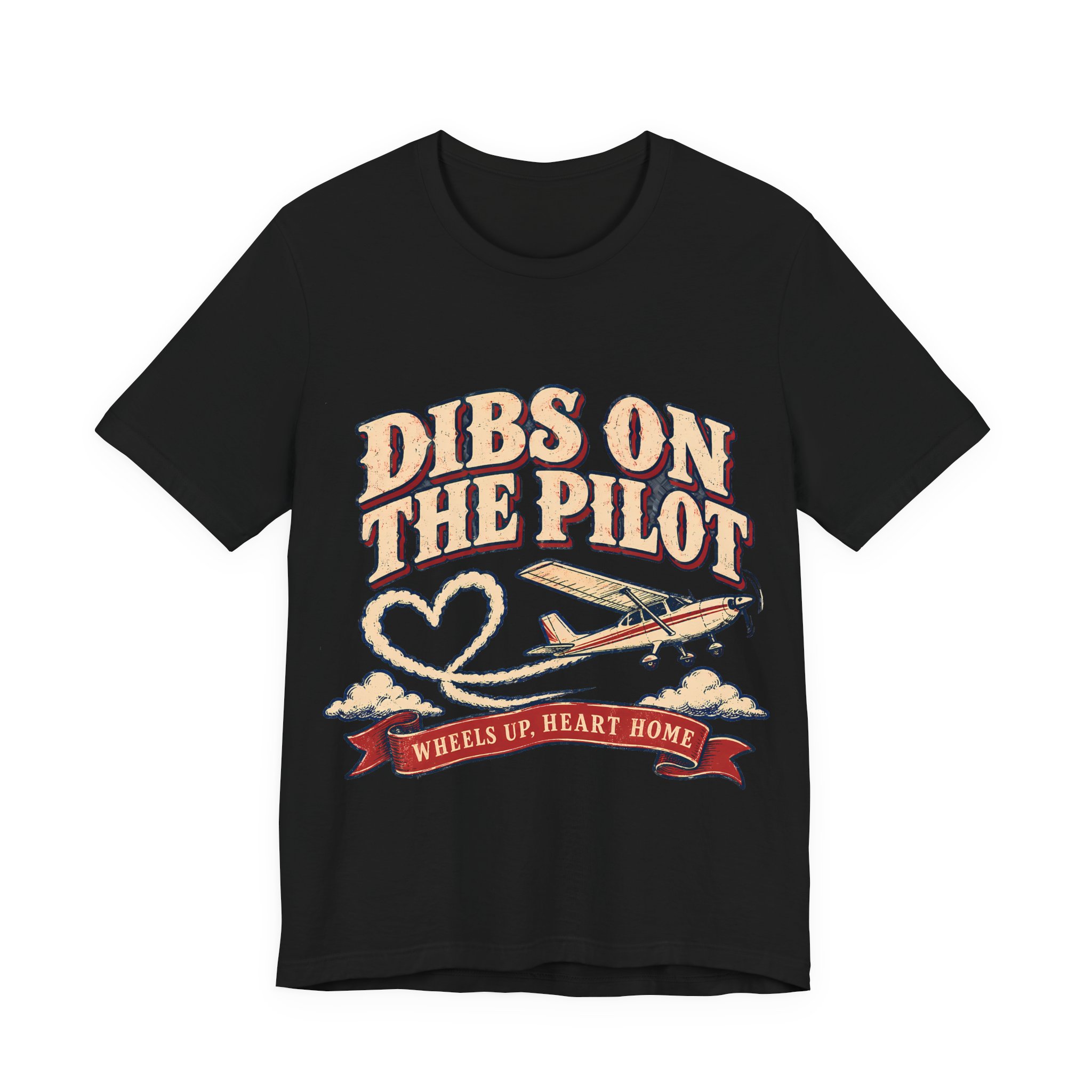 Dibs On The Pilot Soft Cotton Tee - Image 5