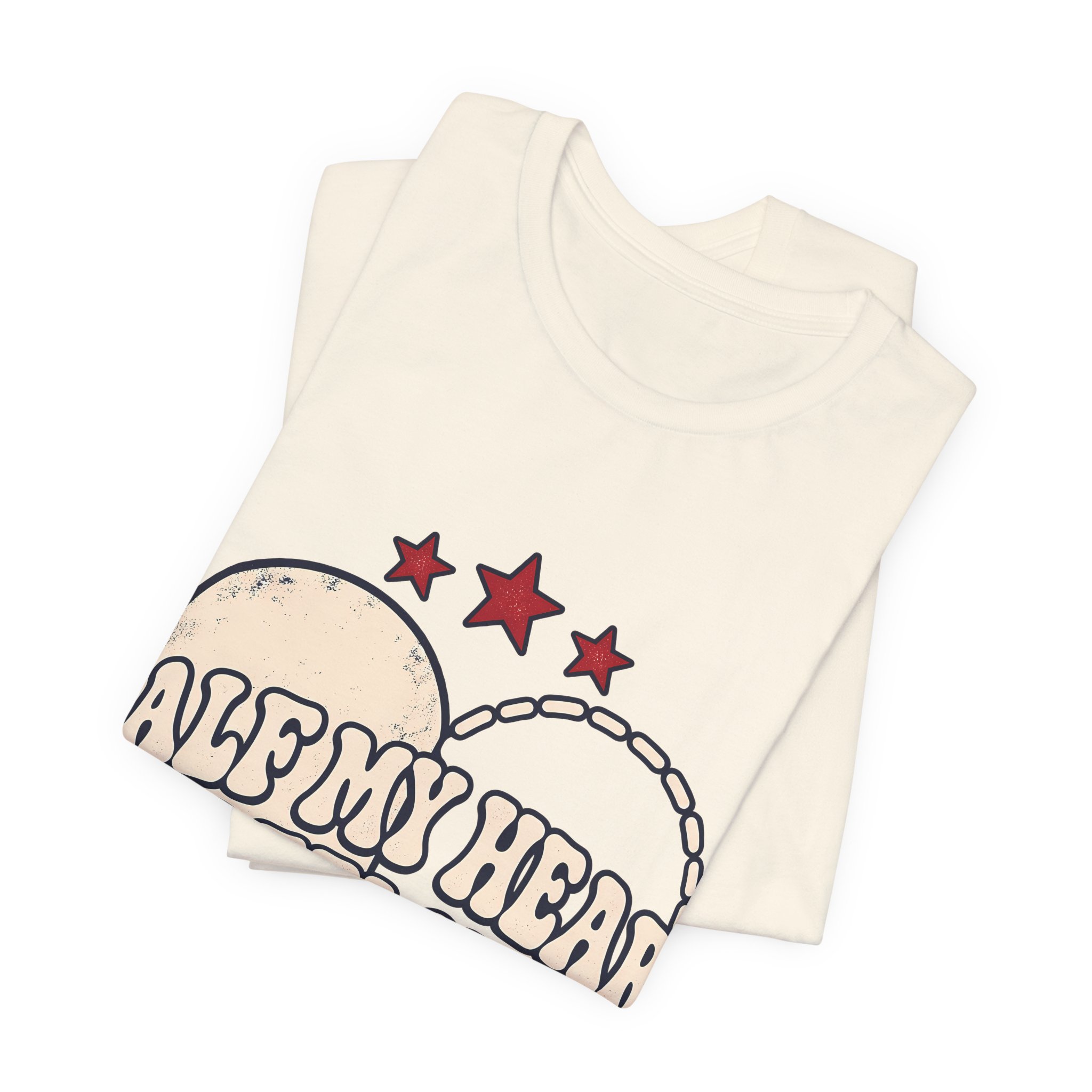 Half My Heart Is Deployed Soft Cotton Tee - Image 11