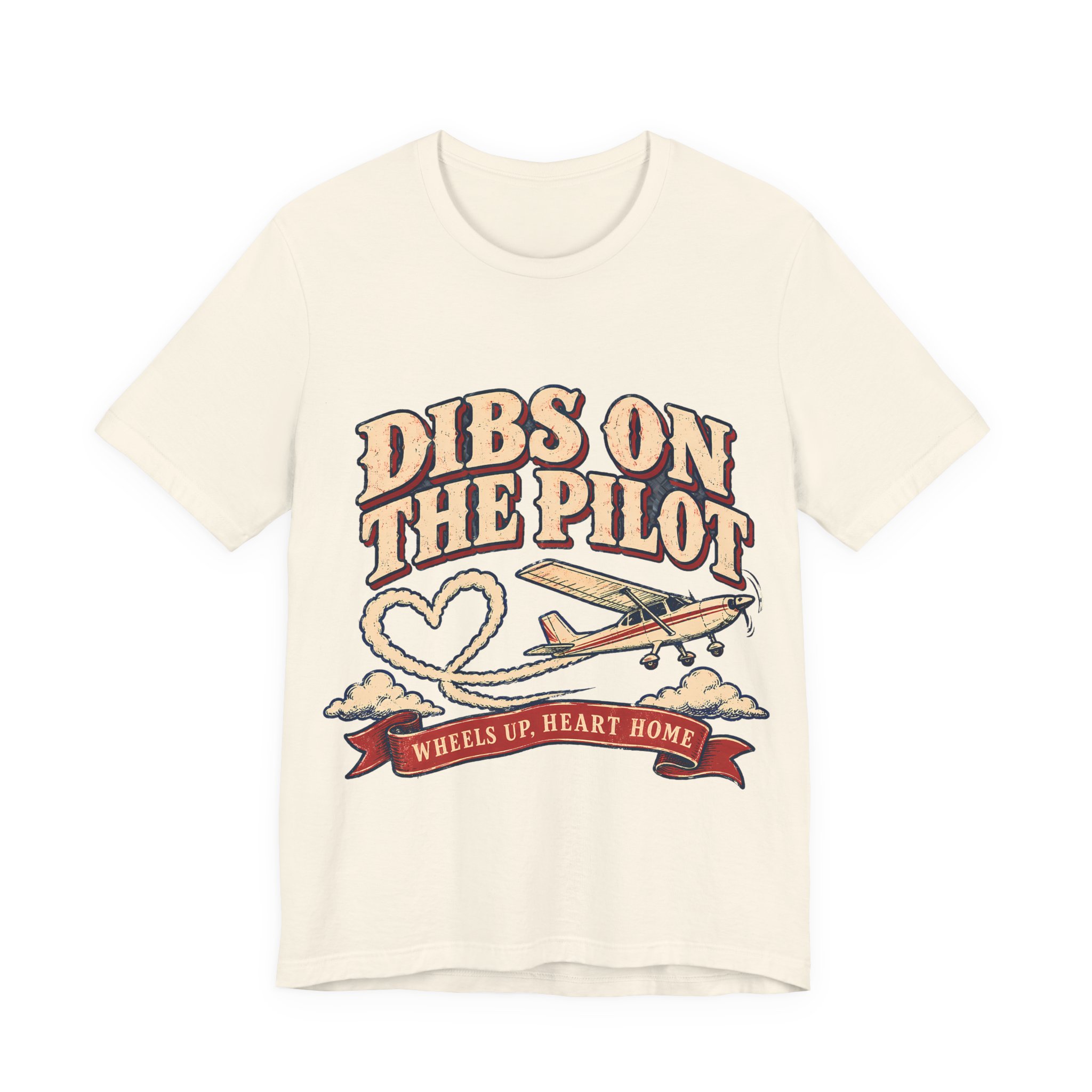 Dibs On The Pilot Soft Cotton Tee - Image 9