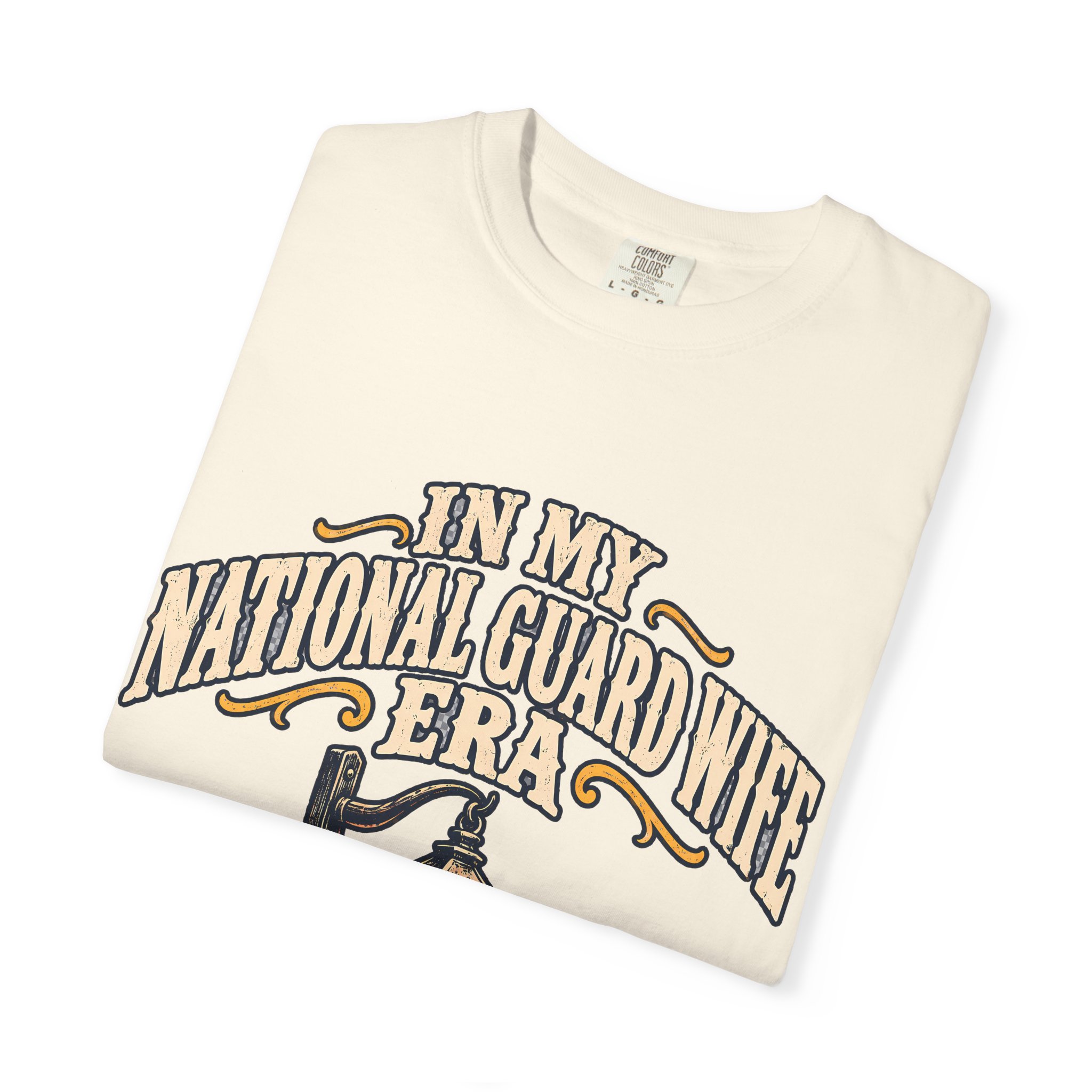 In My National Guard Wife Era Comfort Colors Tee - Image 7