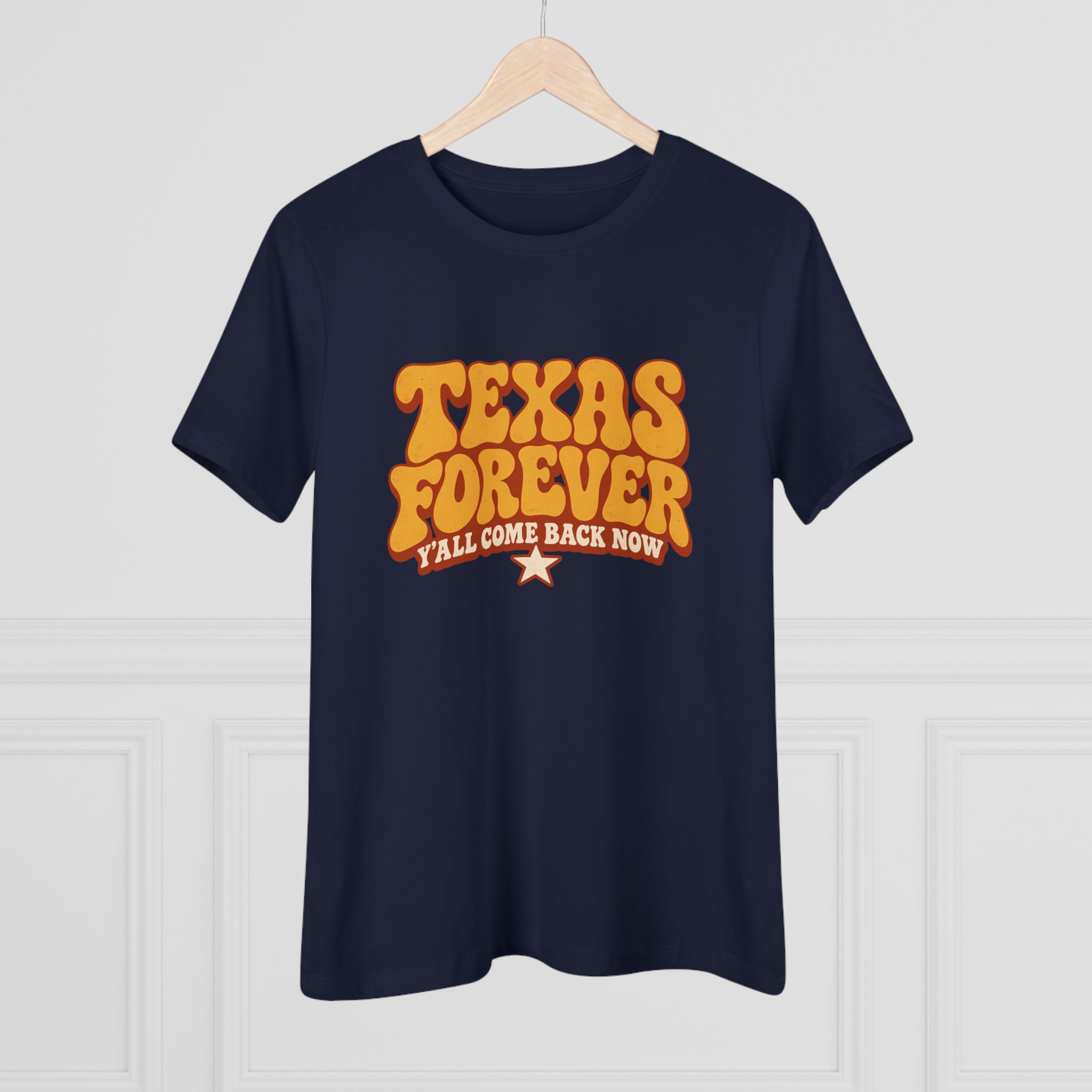 Texas Forever Women's Relaxed Tee in Navy